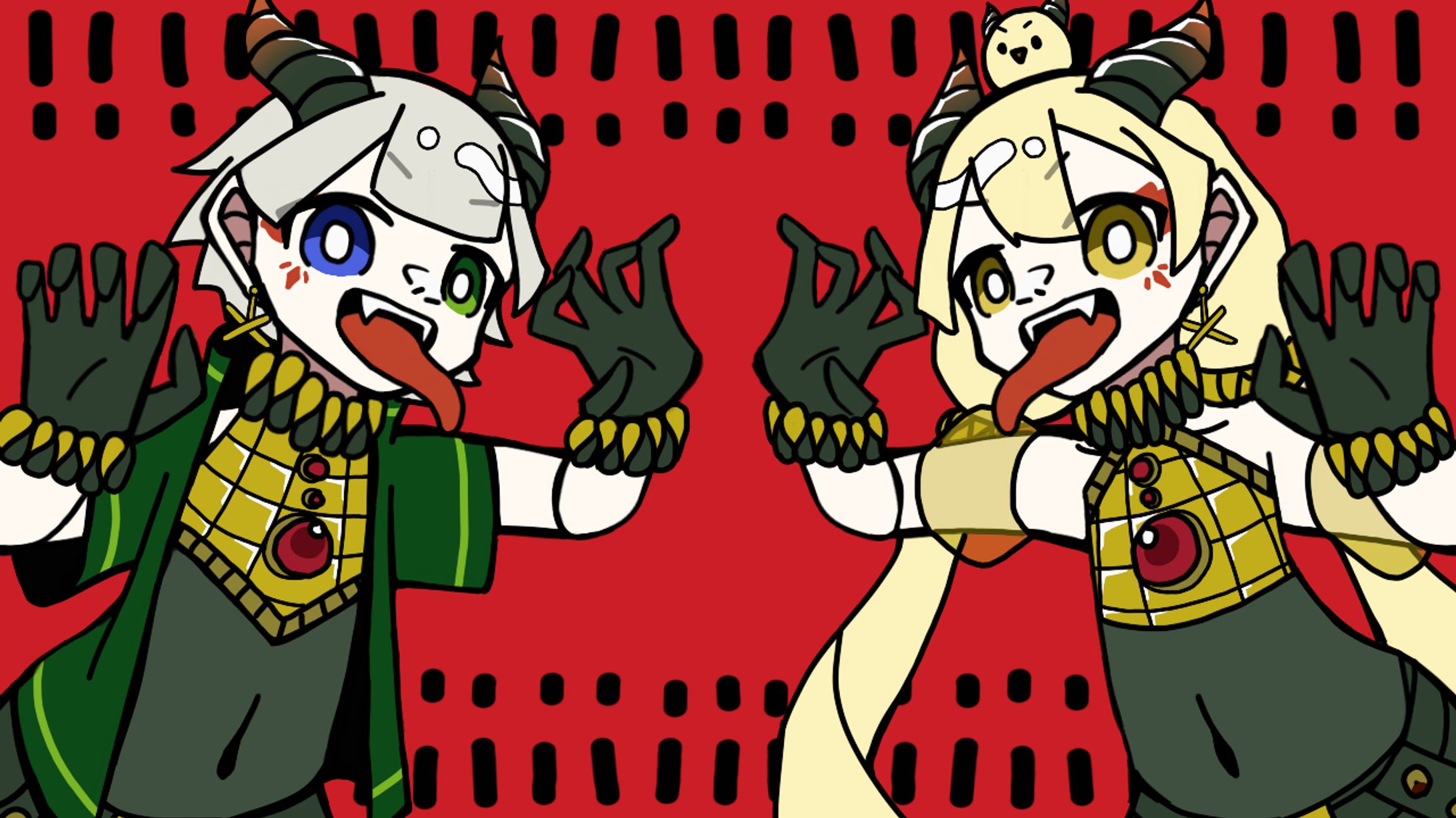 依頼絵　歌ってみたサムネ-1