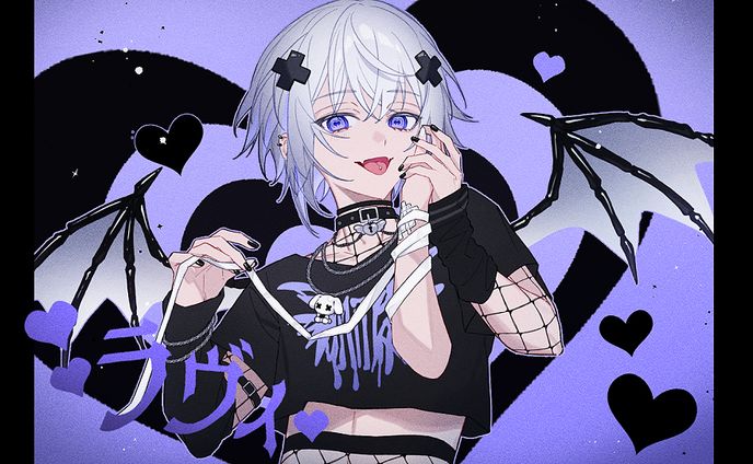 【お仕事】メルト・ダ・テンシ様　『ラヴィ』歌ってみたイラスト