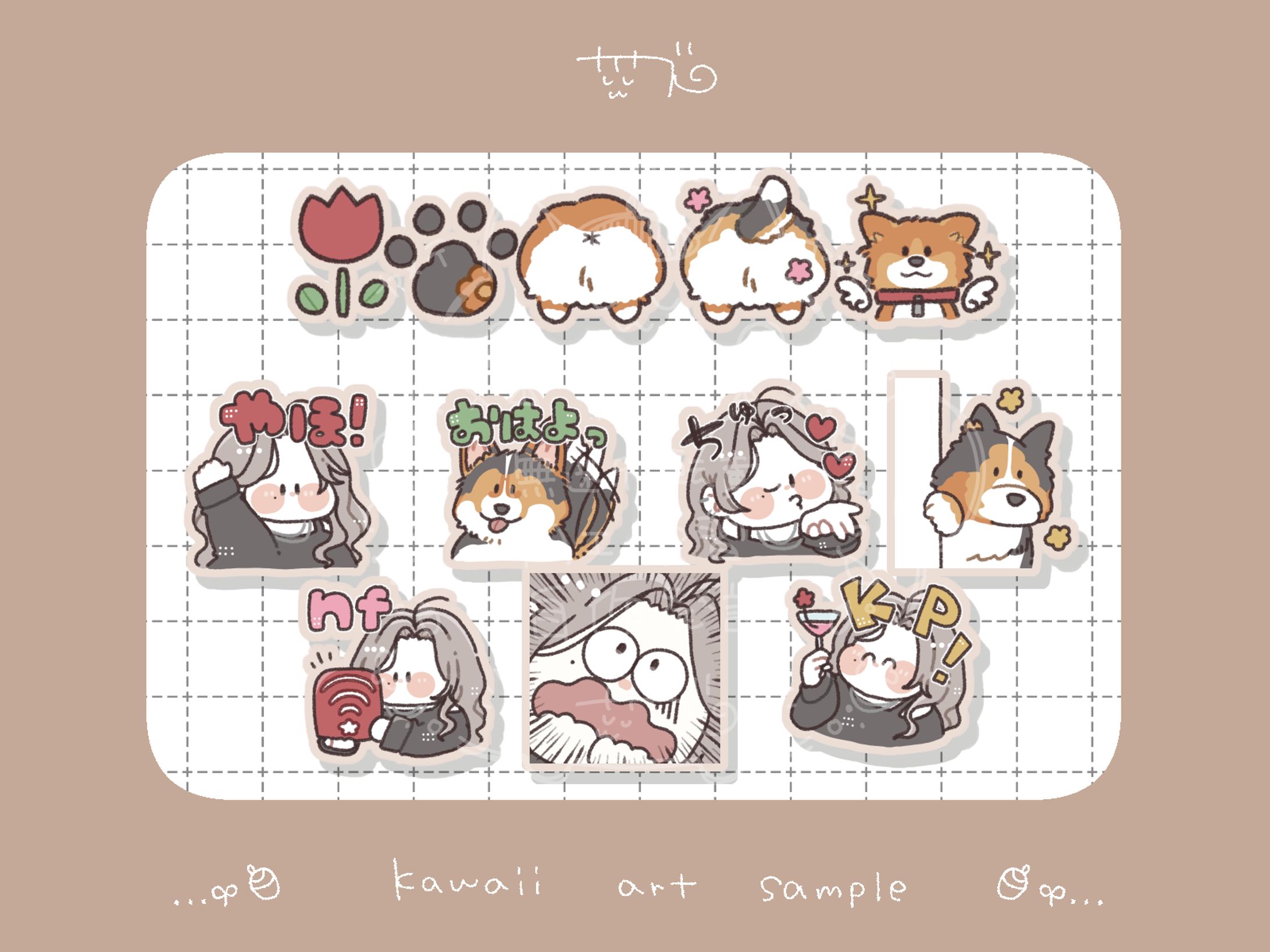 【ご依頼】バッチ・スタンプ/はな様-1