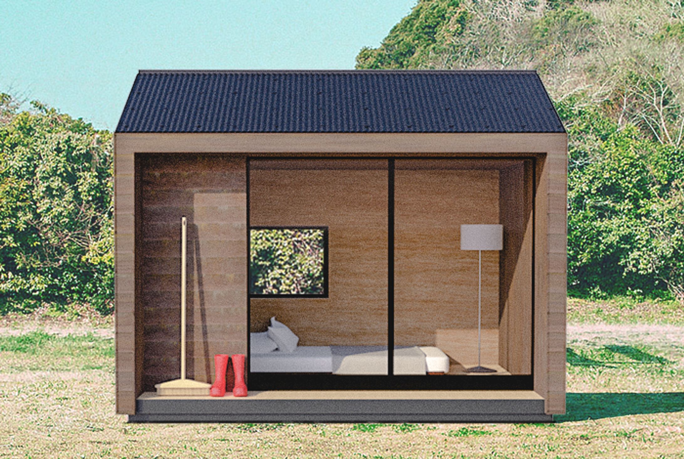 無印で売ってそうな小屋-1