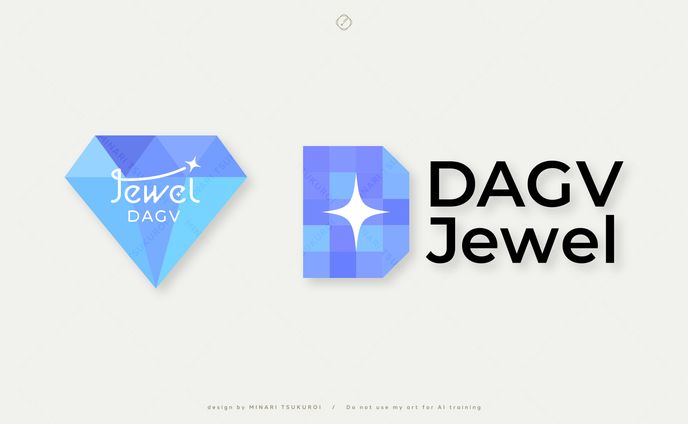 ライバー事務所DAGV 様-LOGO DESIGN