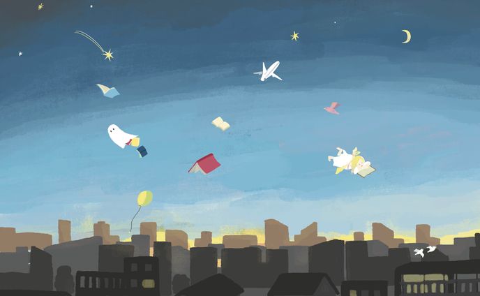 朝と夜をふわふわ