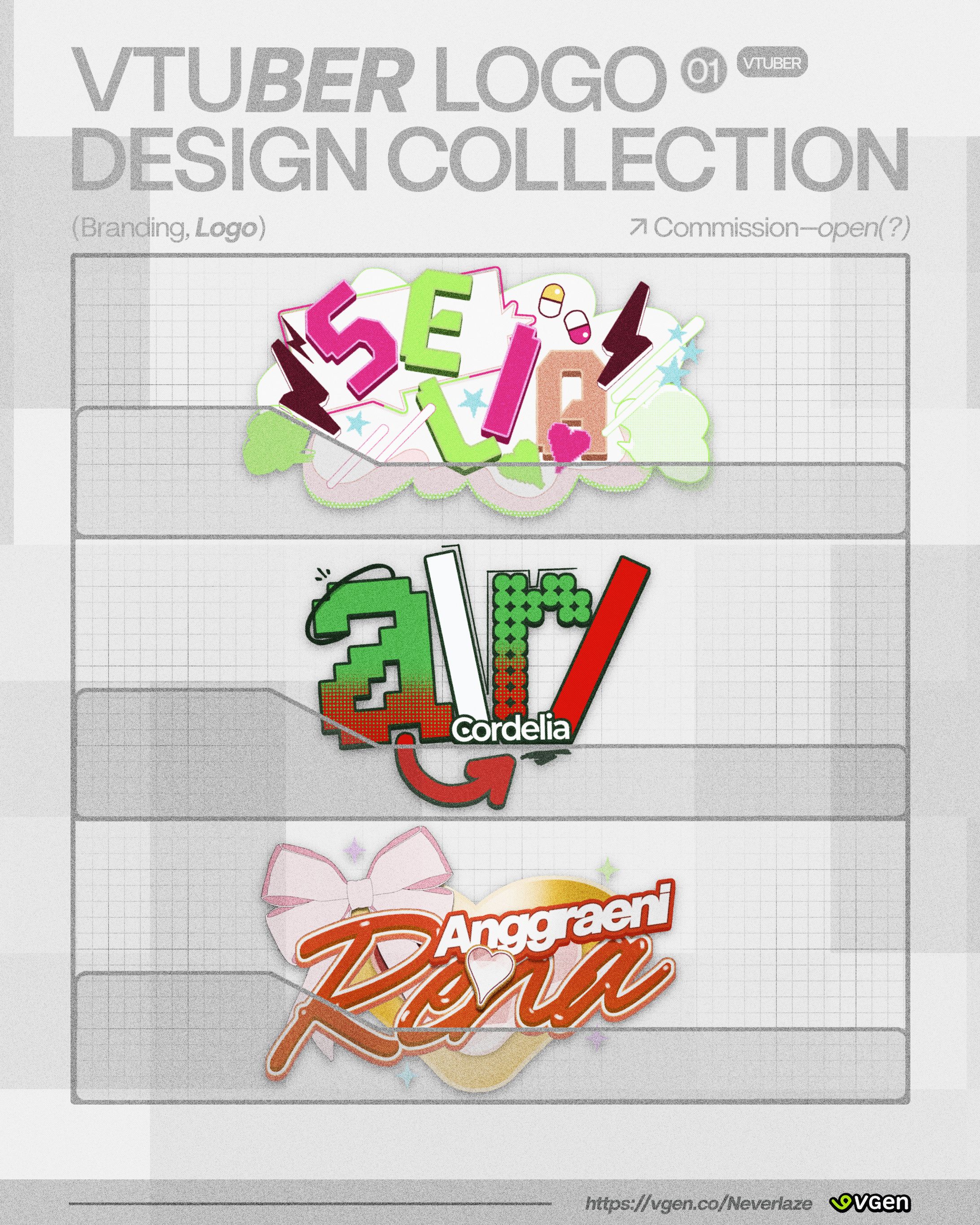 [FAN MADE] - VTUBER - LOGOFOLIO WORK COLLECTION 01-1