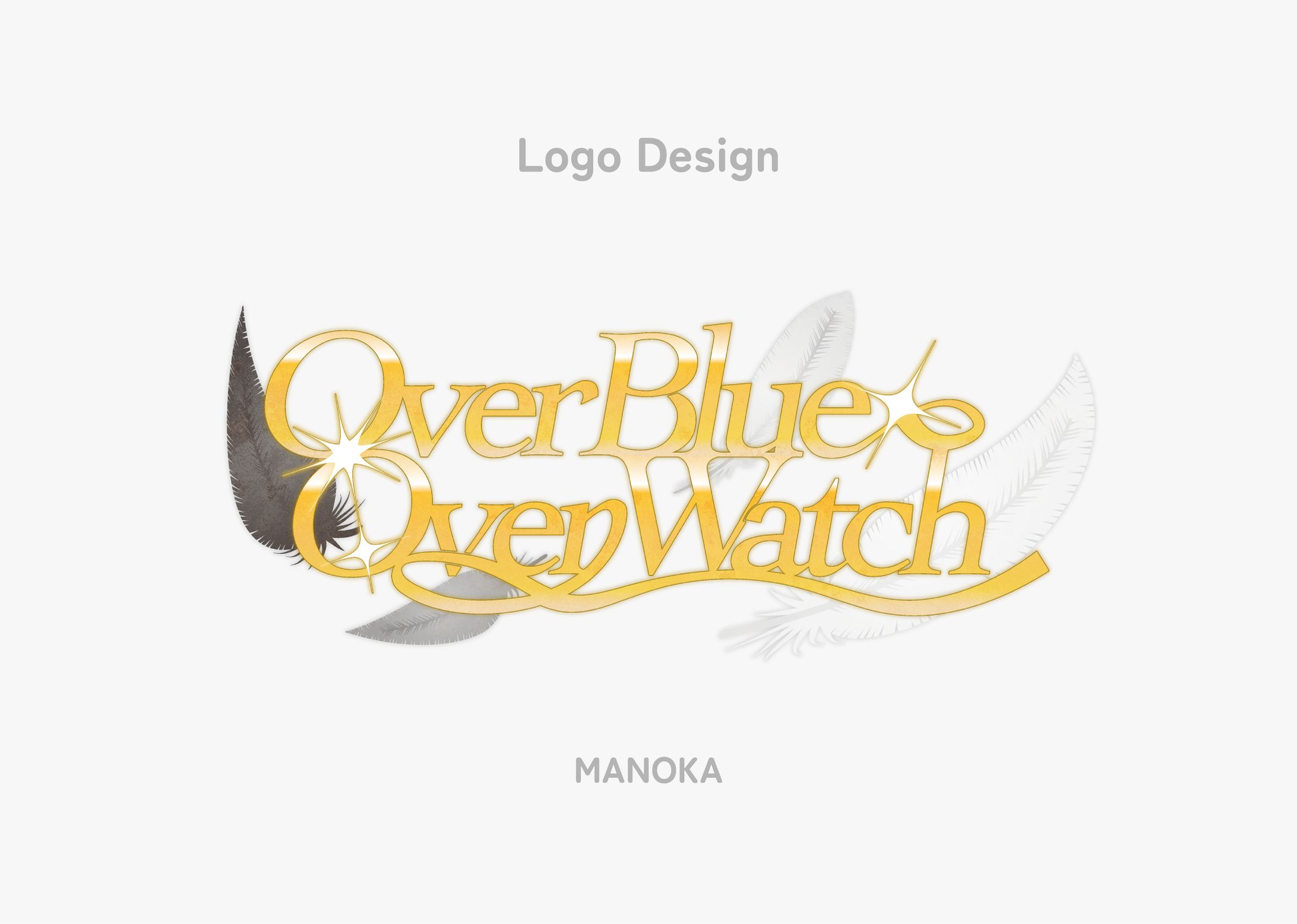 Logo Design／Over Blue Over Watch⟡-1