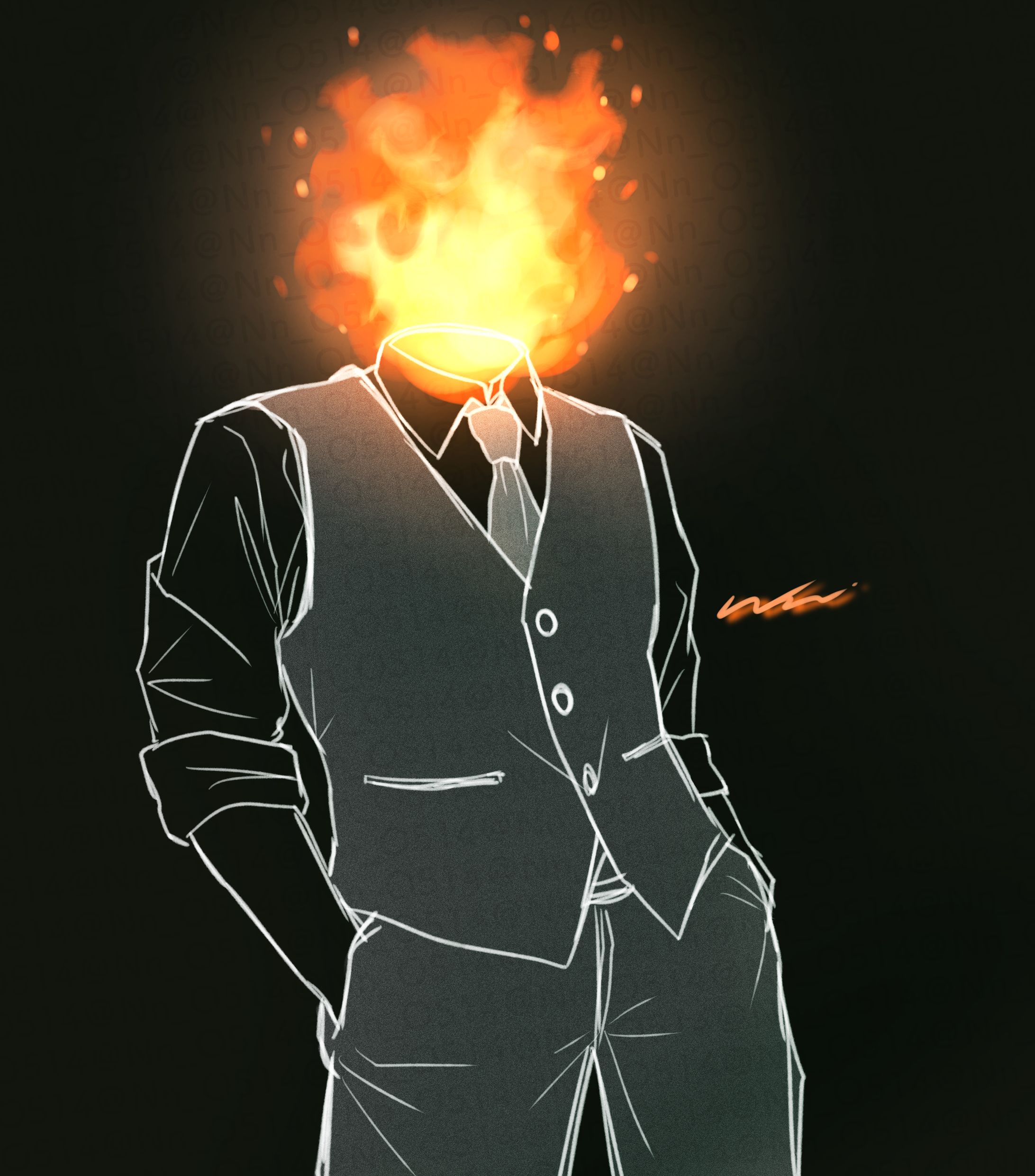 初描き ラフ