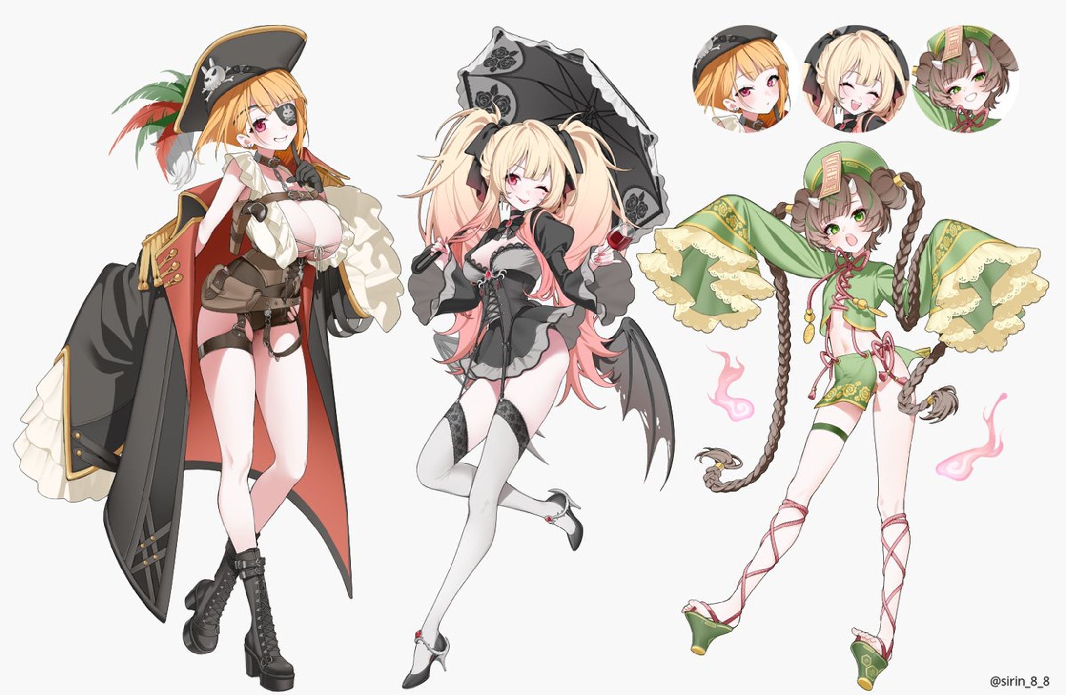 Listella-ファンイベントグッズ用立ち絵イラスト-1