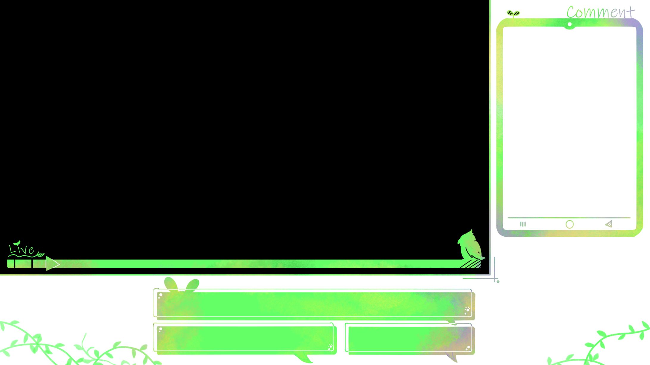 配信オーバーレイ「木崎ユウ」-1