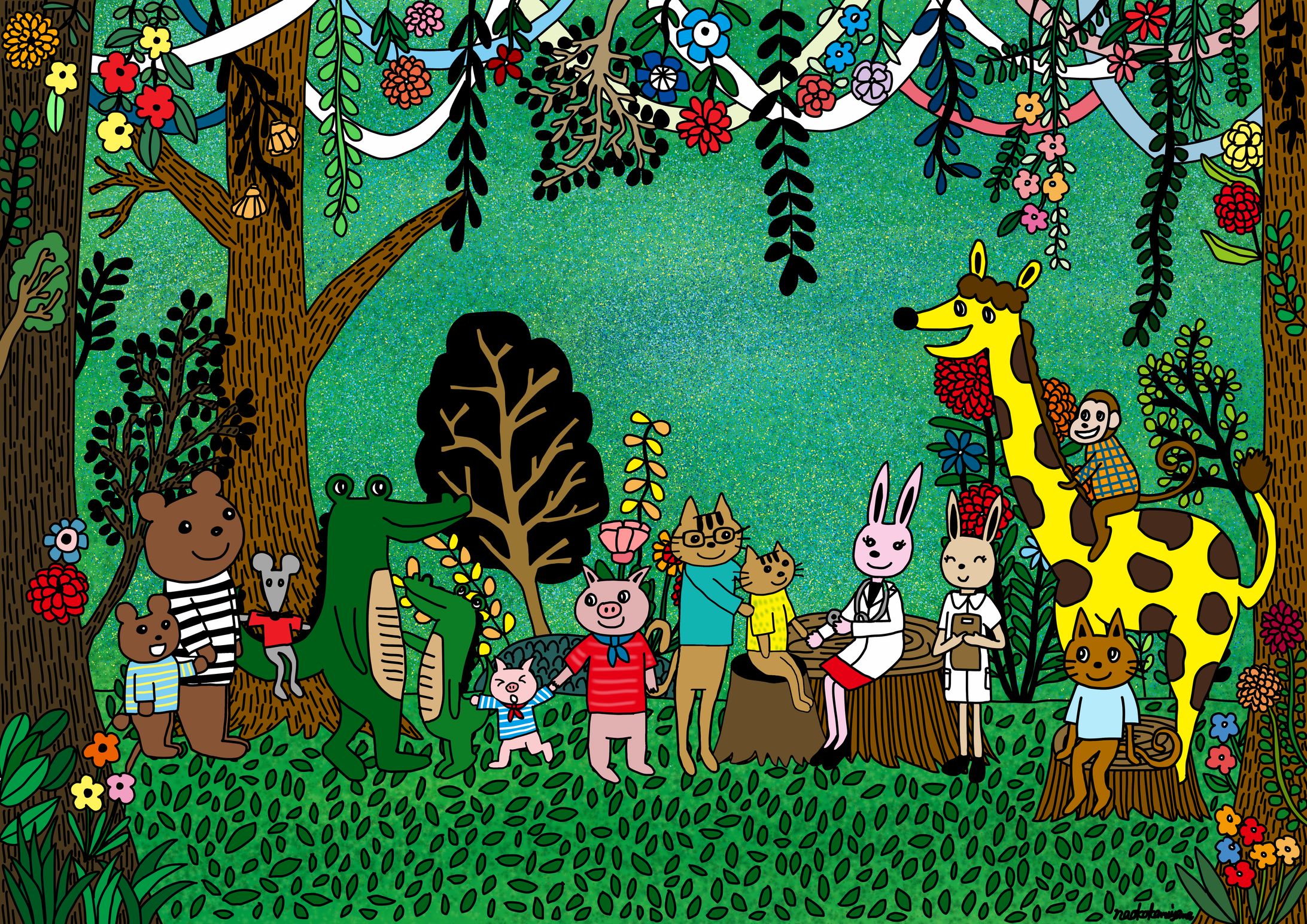 まつしたこどもクリニック　展示用イラスト-1