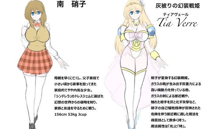 オリキャラ変身ヒロイン　設定資料