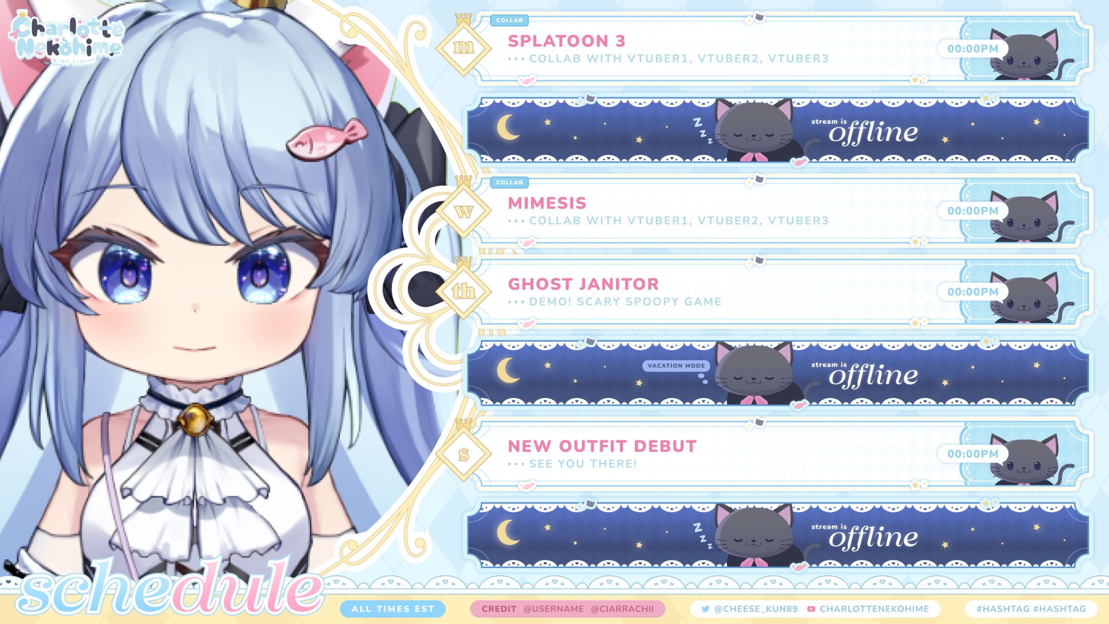 Charlotte Nekohime - Schedule-1