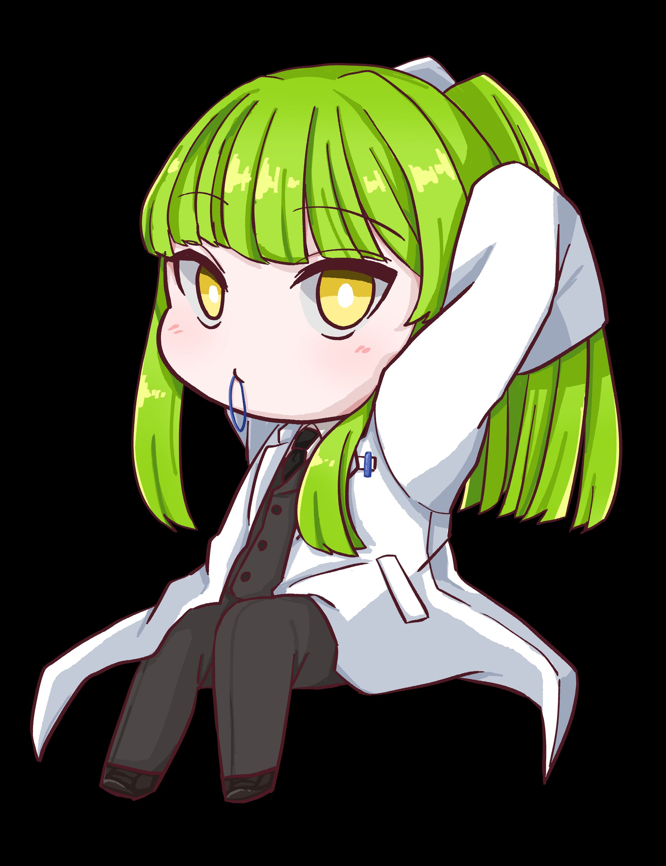 リノ様依頼簡易ミニキャラ立ち絵(オリキャラ)-1