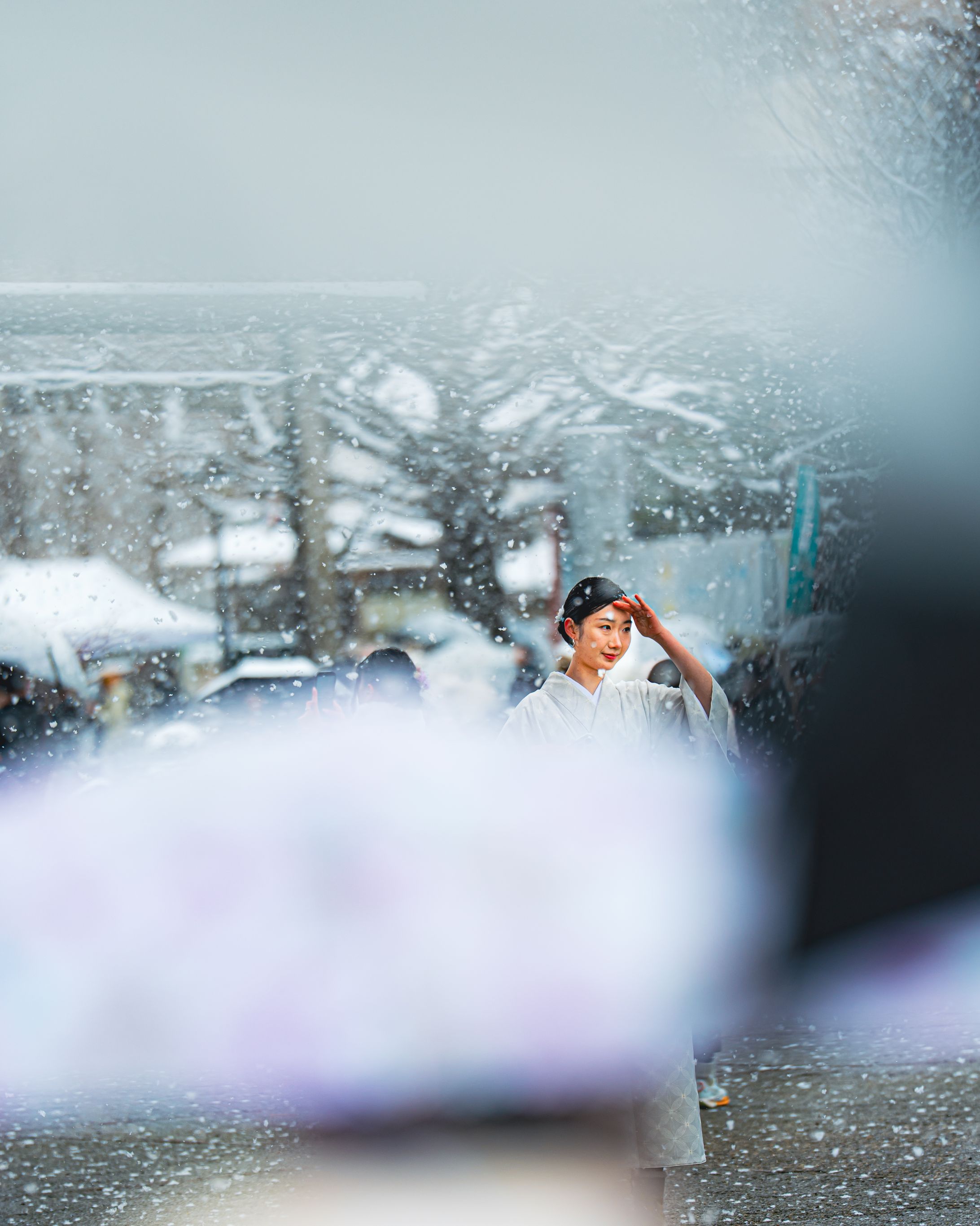 雪の日の浅草-1