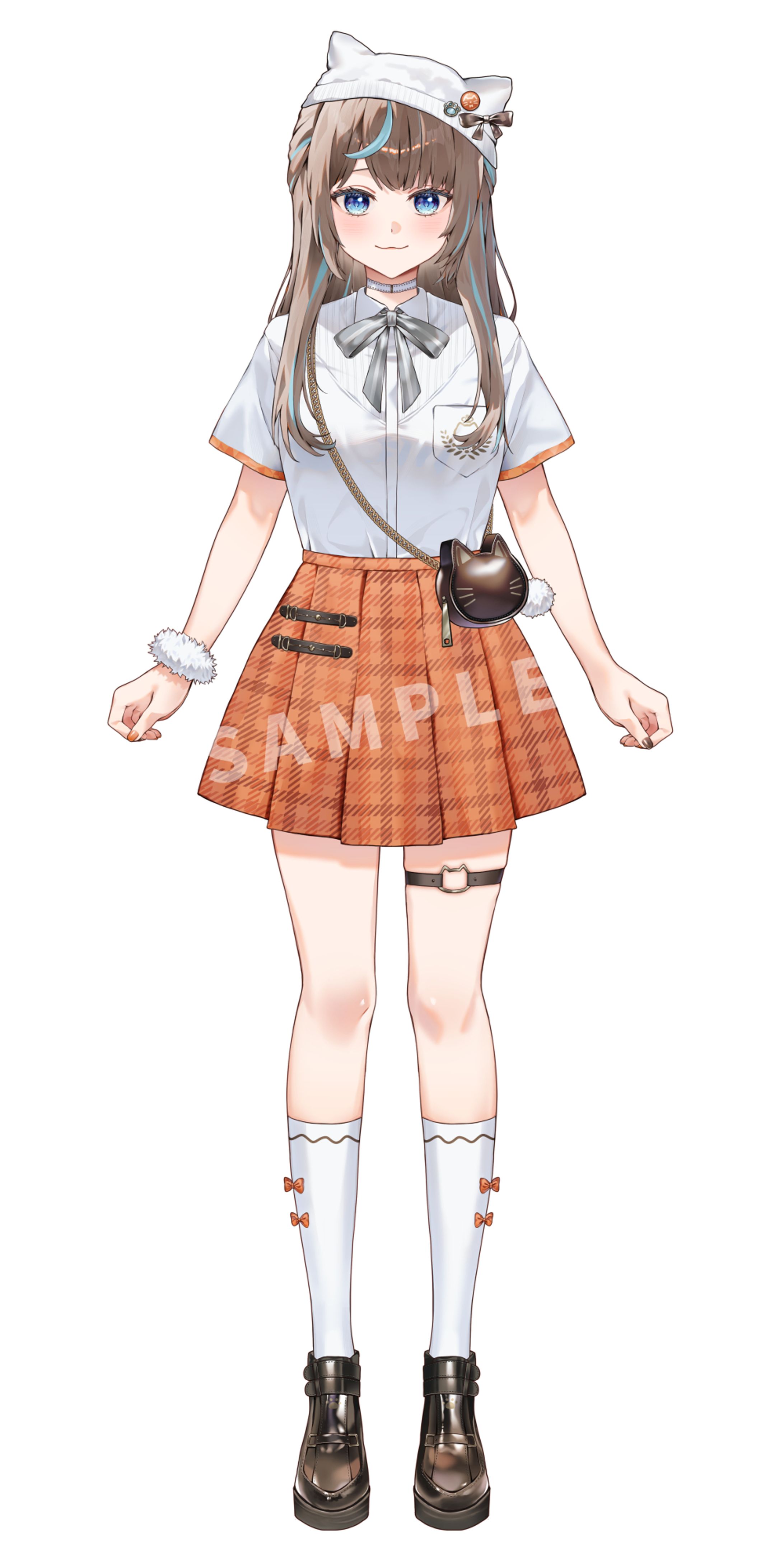 星乃ミナ様　VTuber立ち絵(制服)-1
