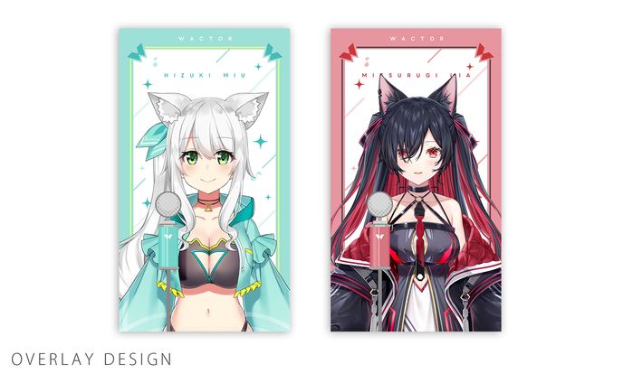 OVERLAY DESIGN / Vtuber事務所WACTOR