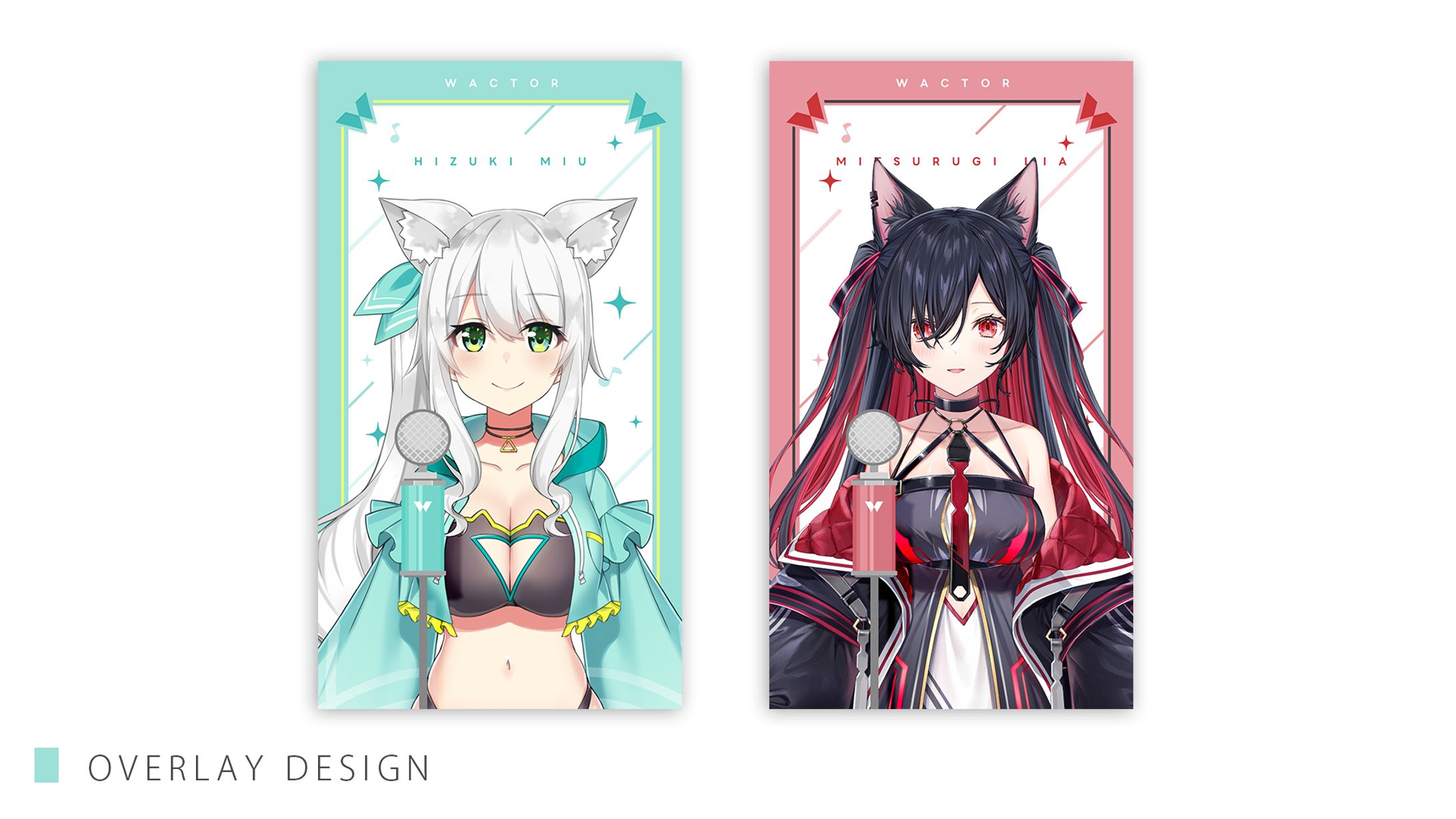 OVERLAY DESIGN / Vtuber事務所WACTOR-1