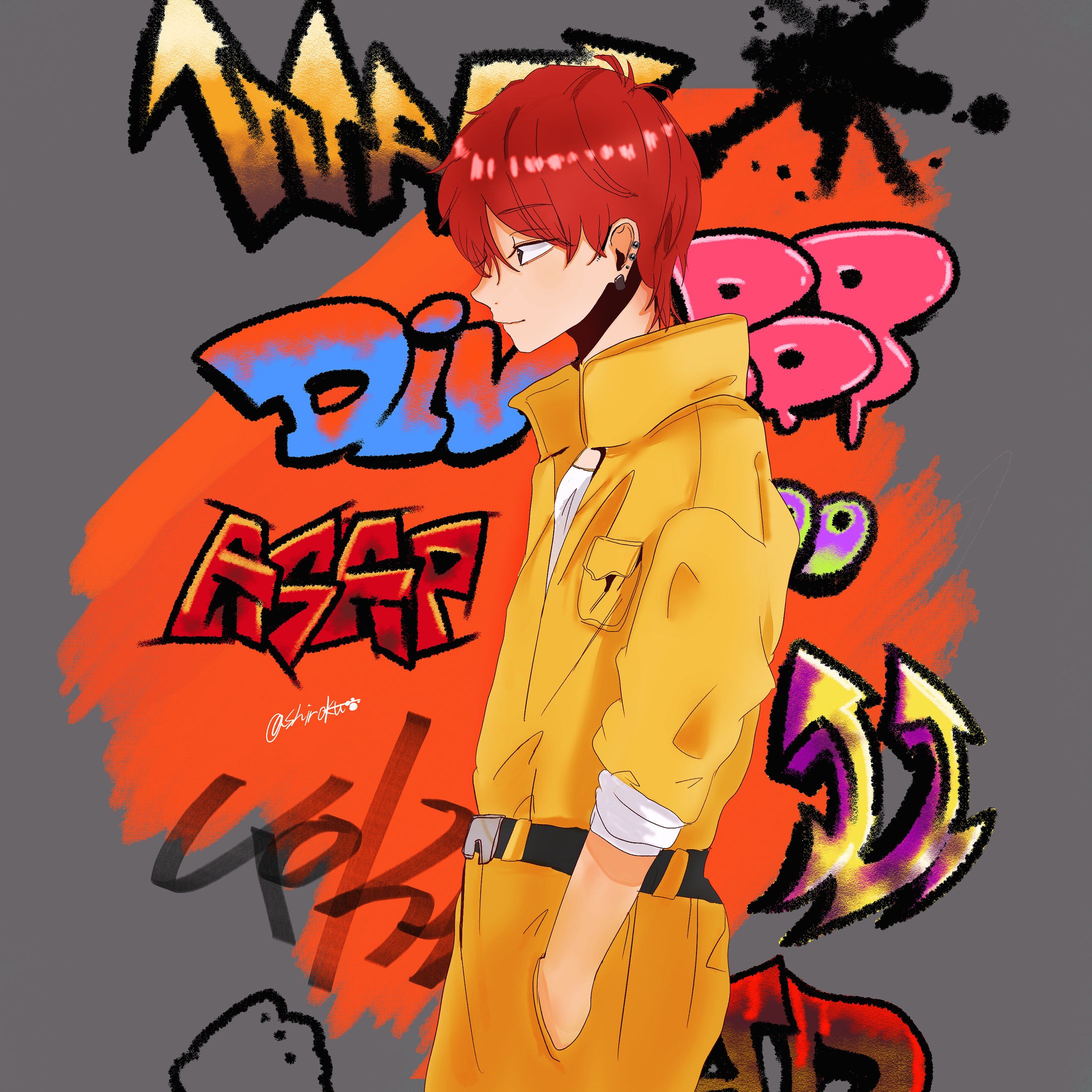 【Original】路地裏の落書き-1