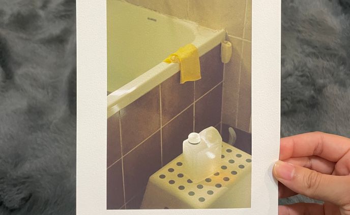 Bathroom photography print