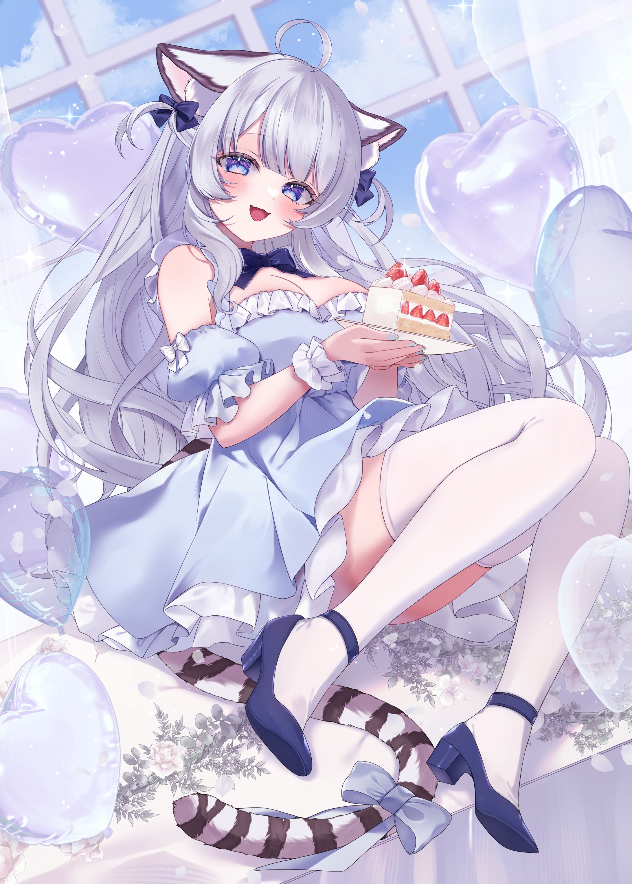 【桜白ゆの様】誕生日イラスト-1