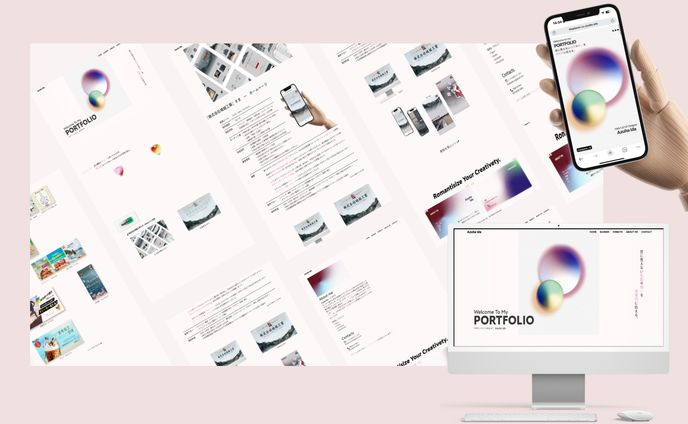 ＜My ポートフォリオサイト＞