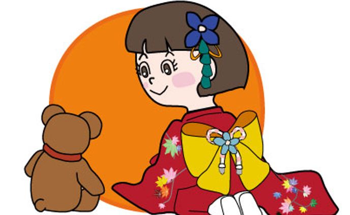 girl and bear