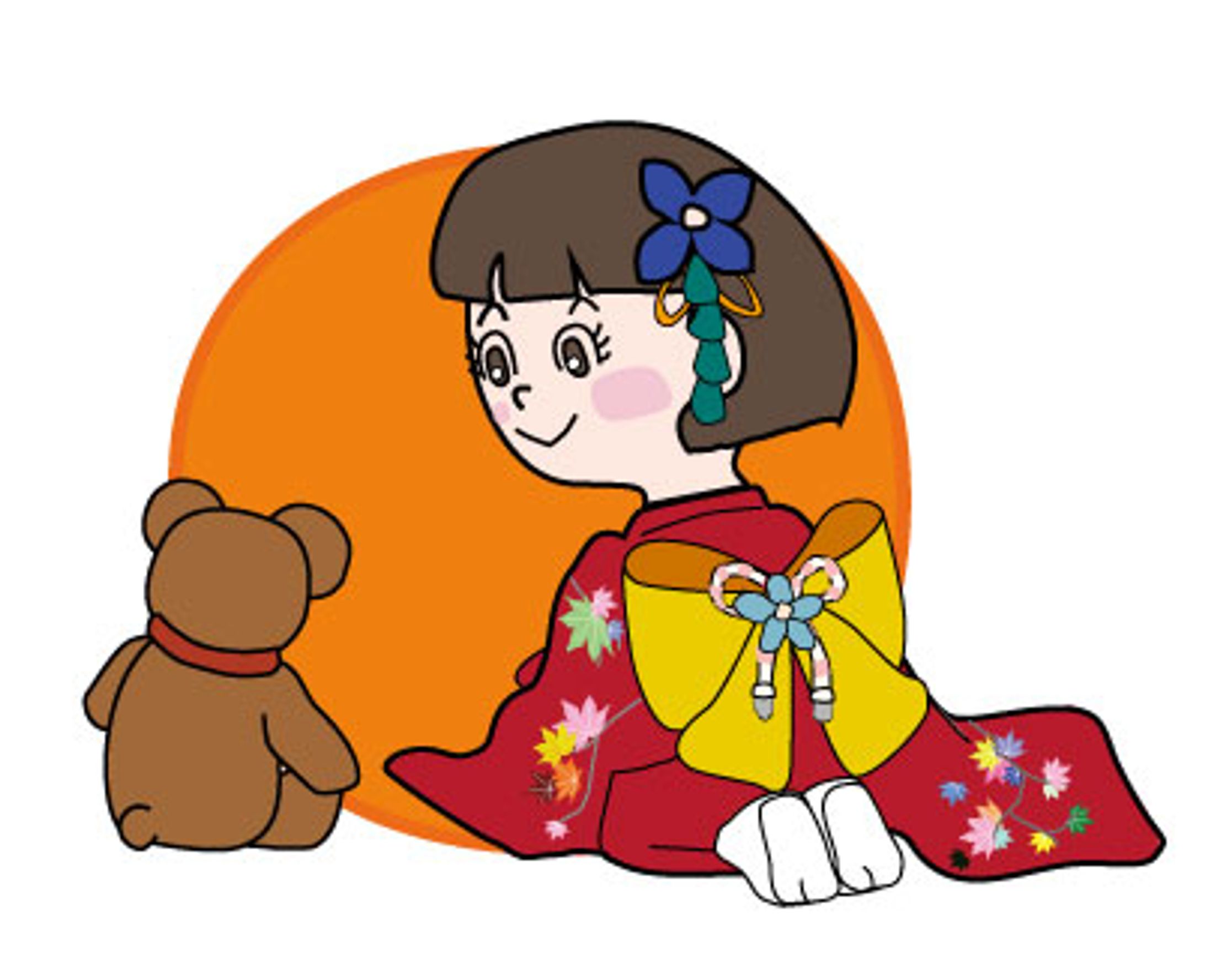 girl and bear-1
