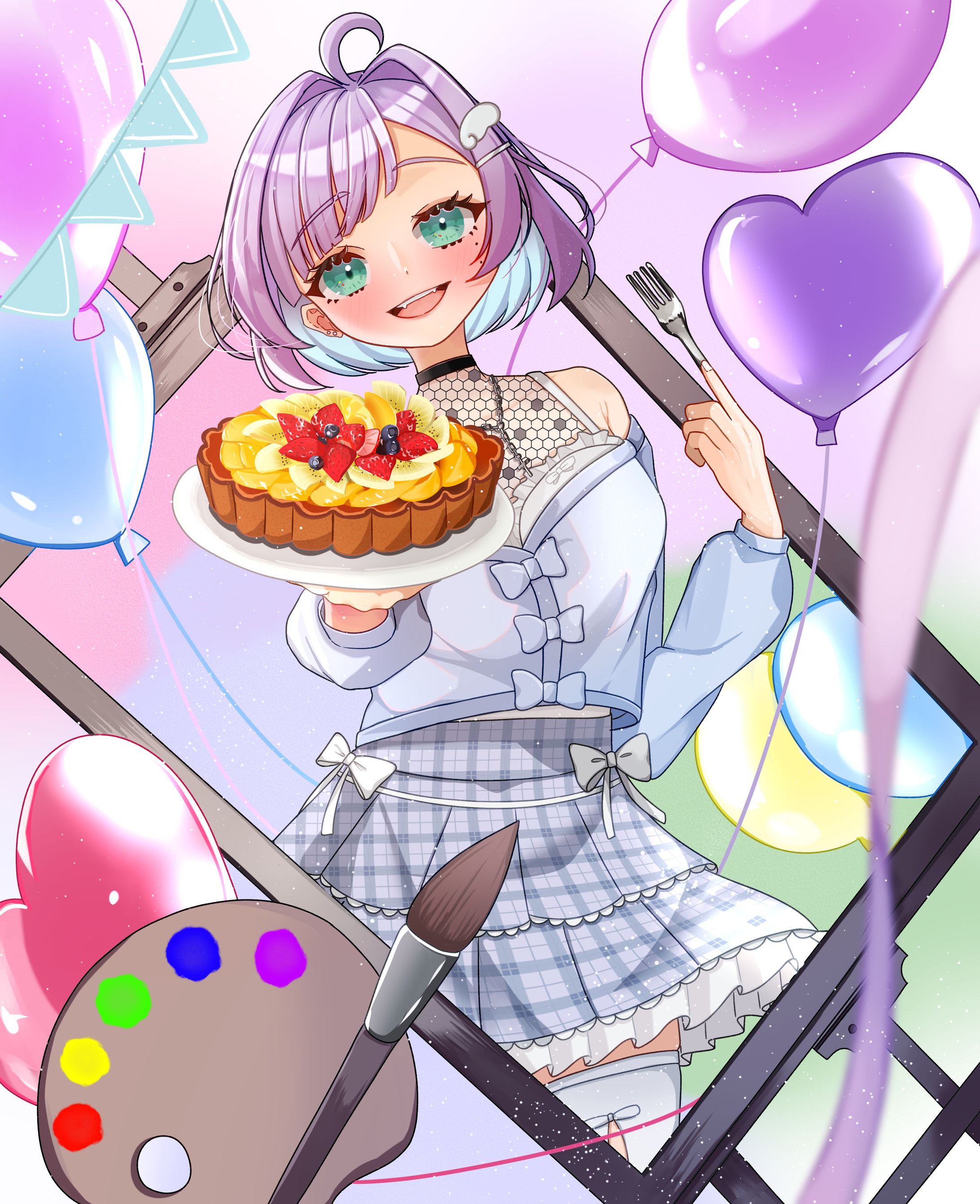 梦乃 るゆた様　2024年誕生日イラスト-1