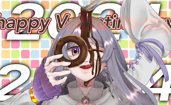 紫月紫 Valentine イラスト