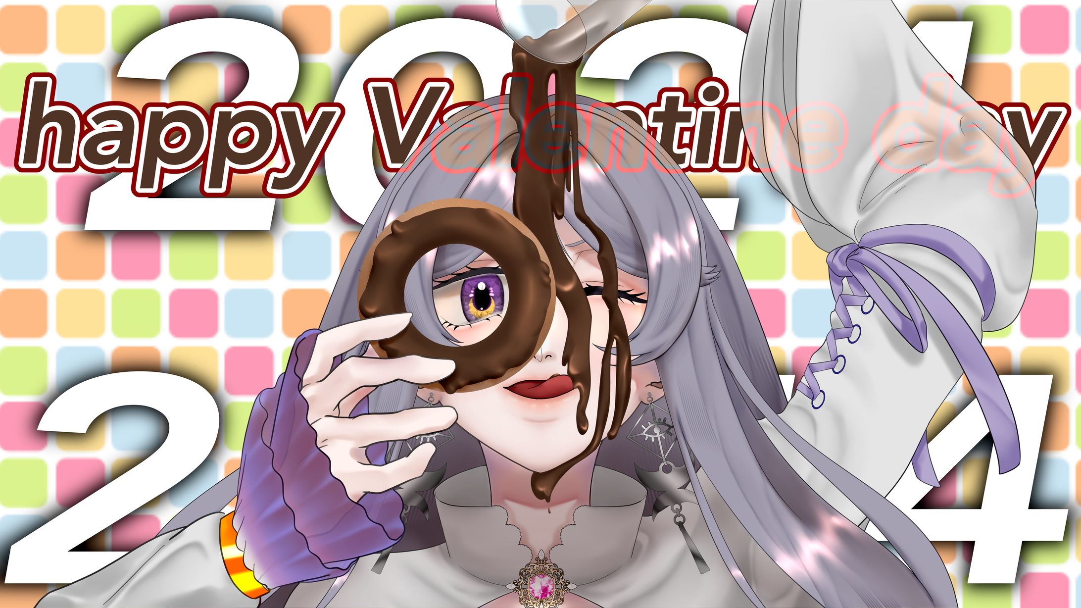 紫月紫 Valentine イラスト-1