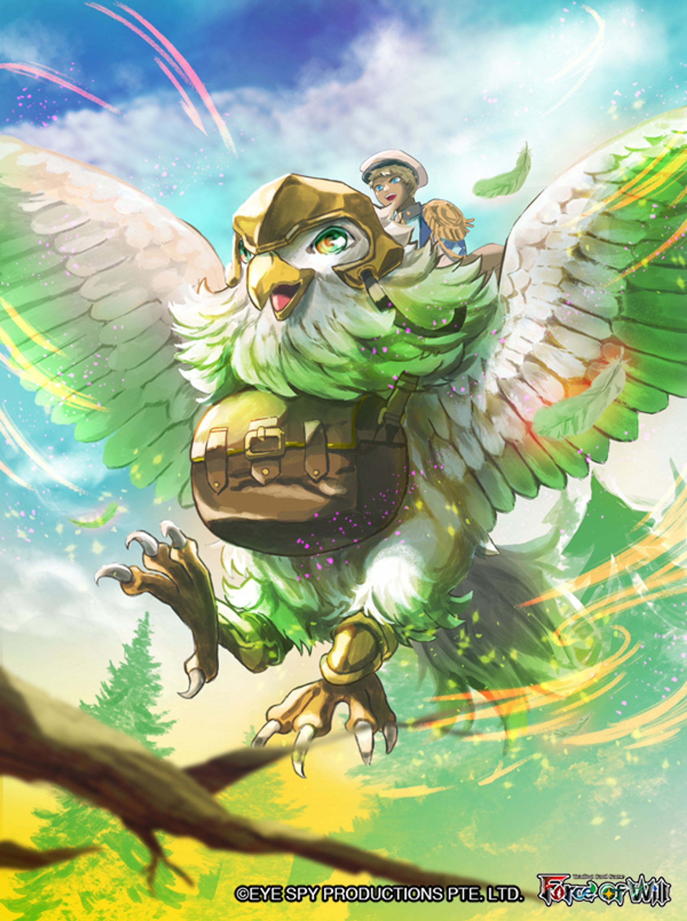 【仕事絵】Shelley, Olgaria's Partner Bird【FoW】-1