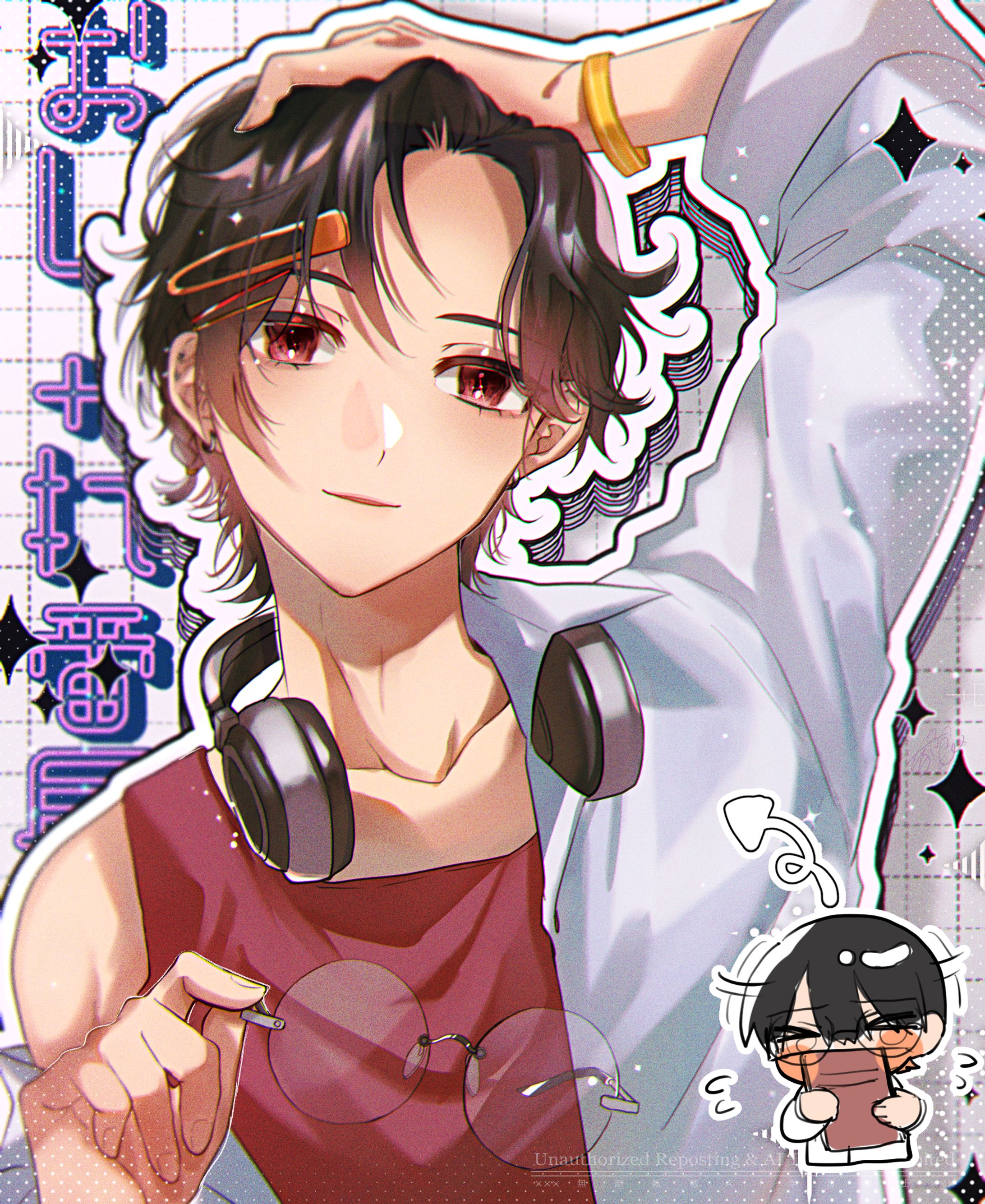 創作イラスト✨️ギャップ男子-1