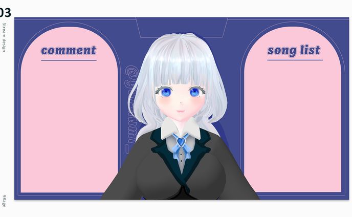 海月ゆら様　配信画面(歌枠)