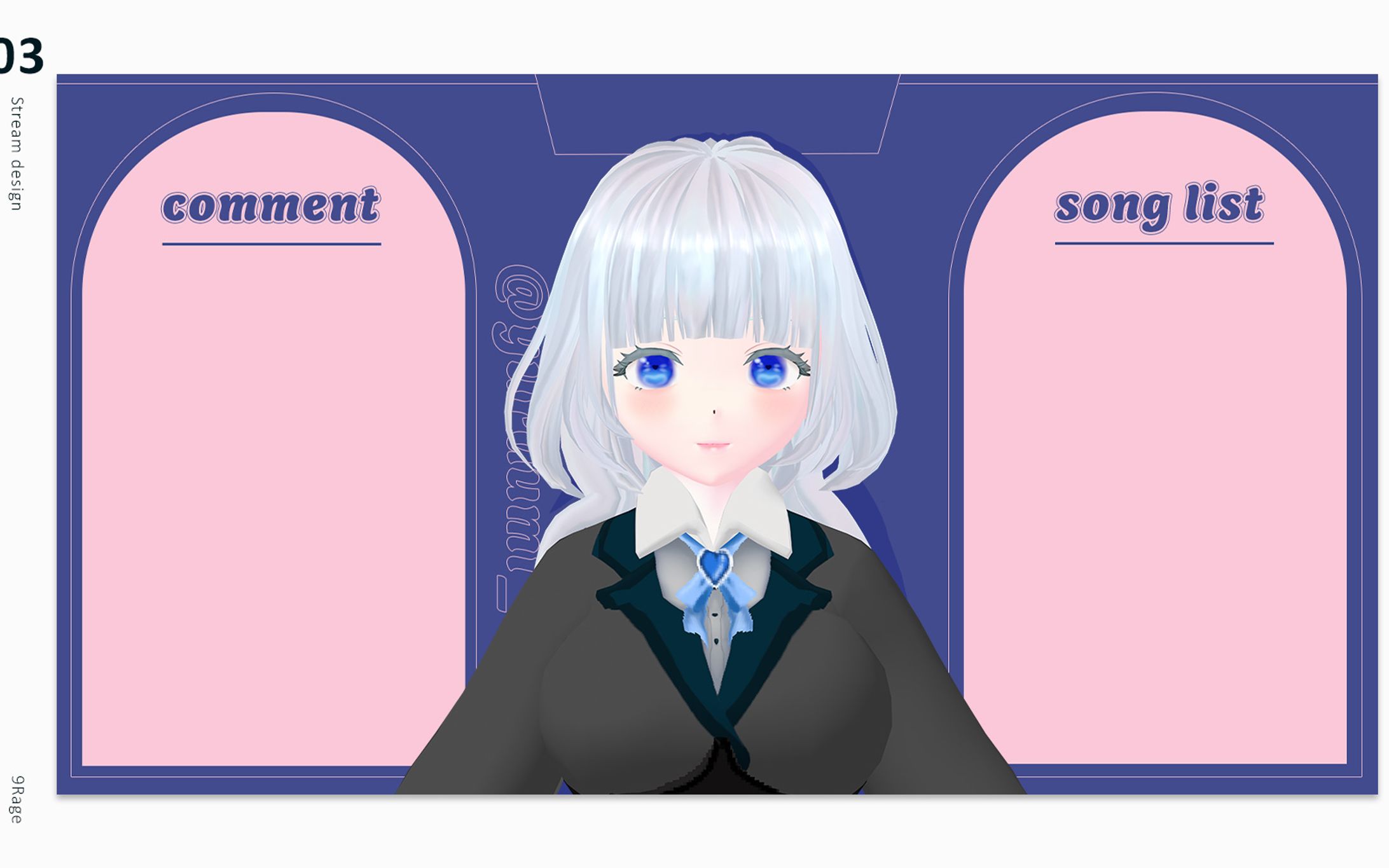 海月ゆら様　配信画面(歌枠)-1