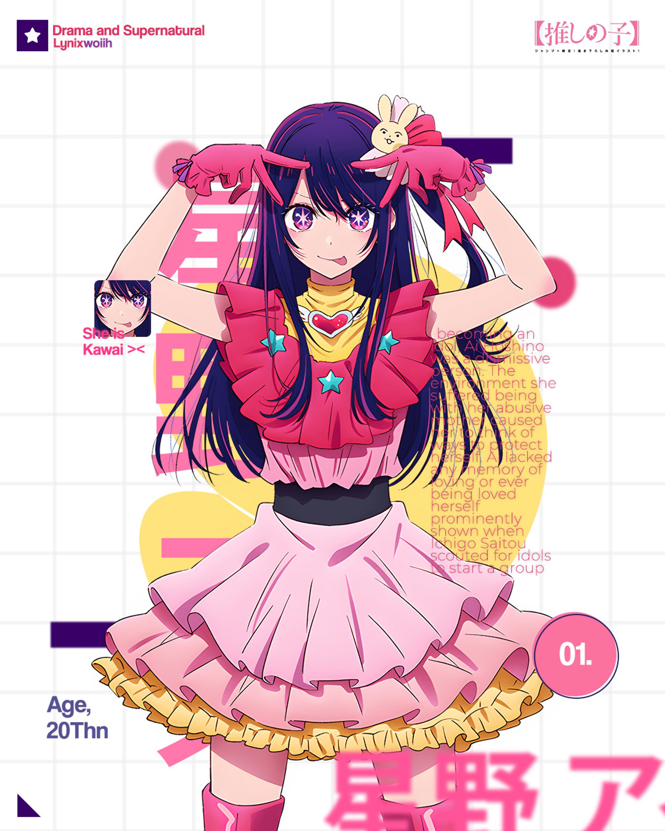 Oshi No Ko - Anime Graphic Poster-1