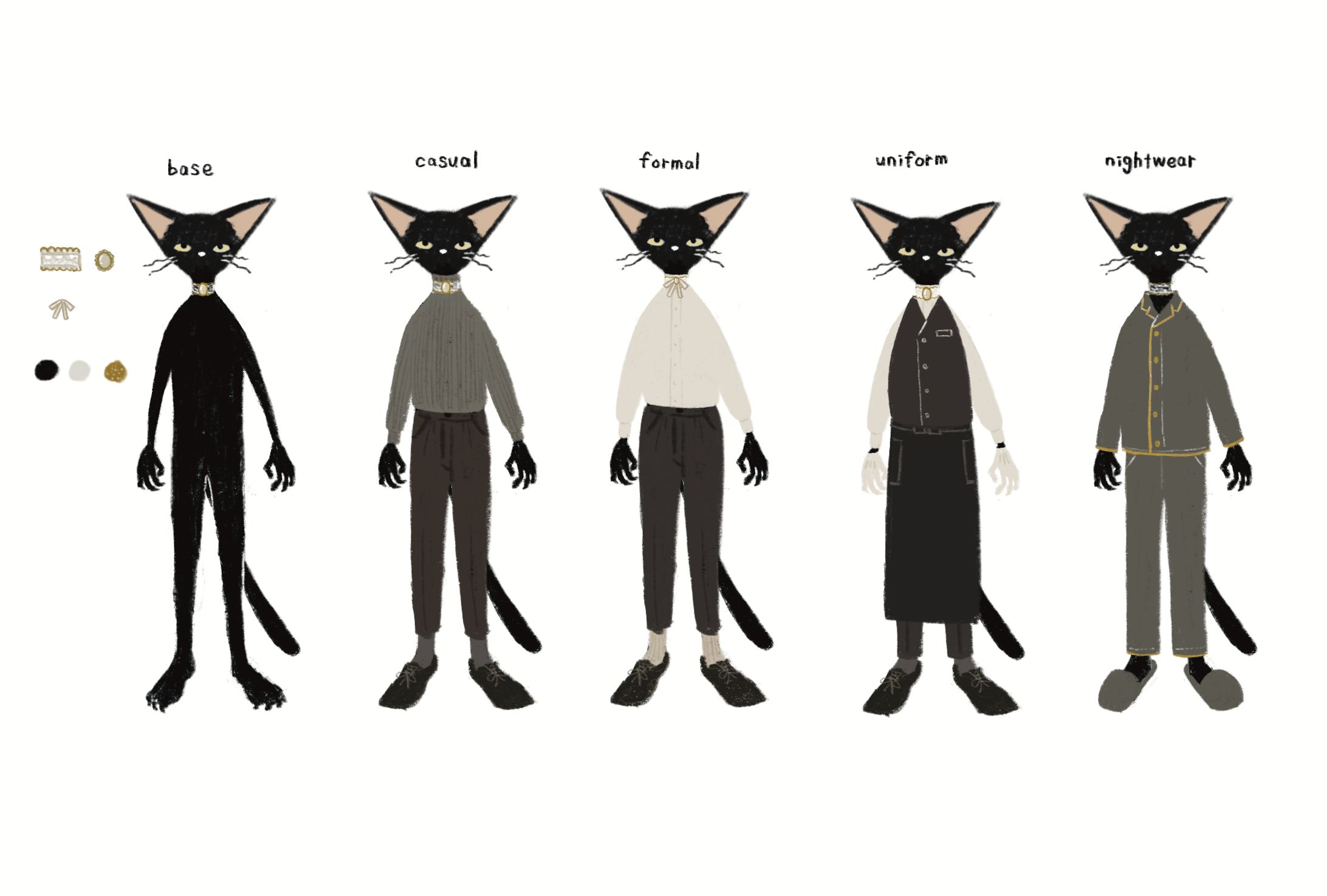 猫のオリジナルキャラクター-1
