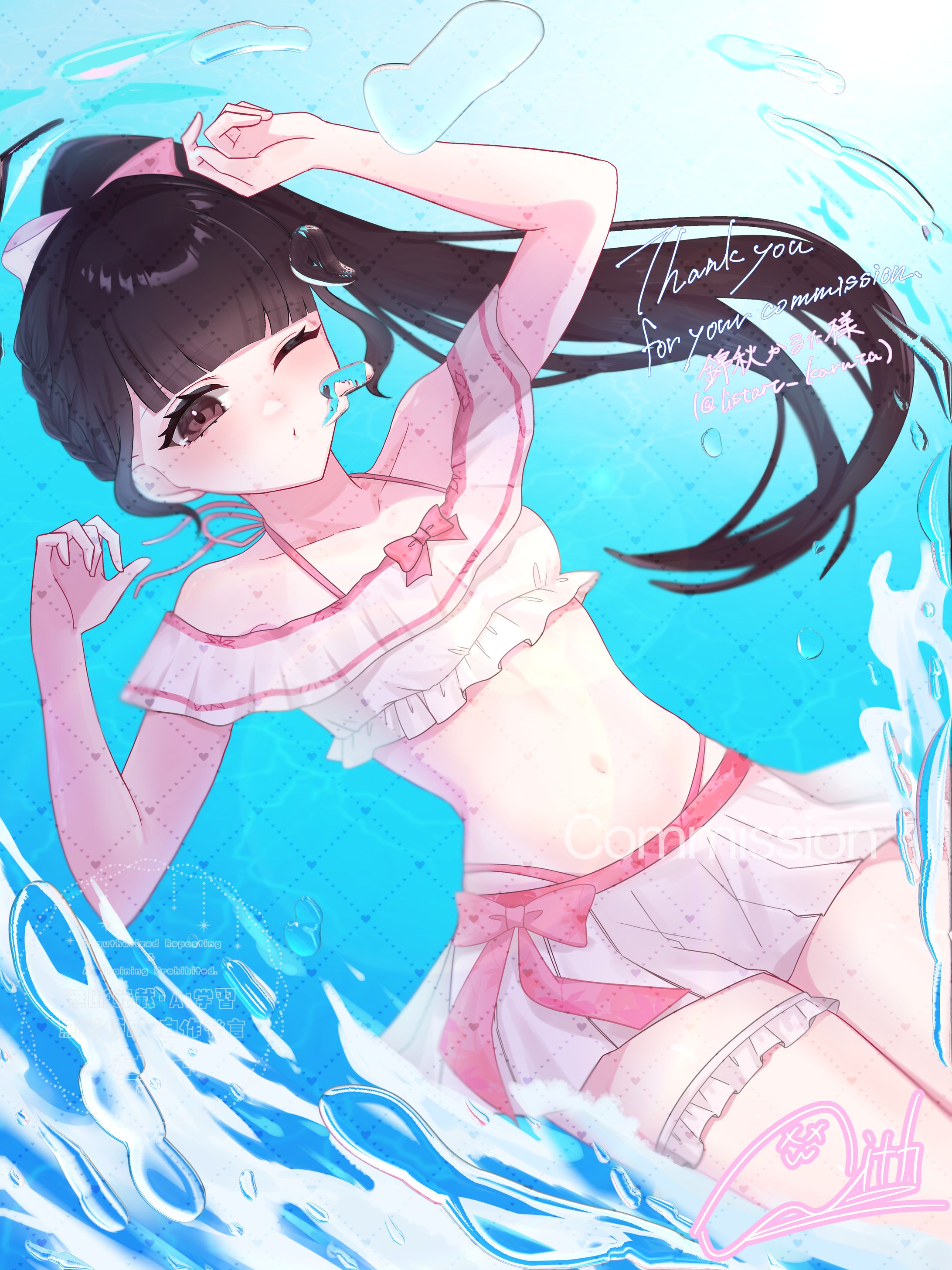 構図決まり済み一枚絵/錦秋かるた様-1