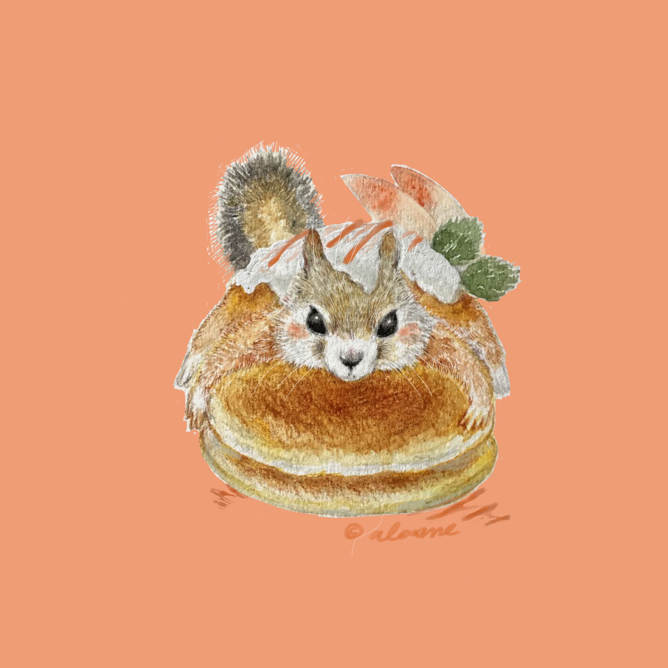 パンケーキ リス-1
