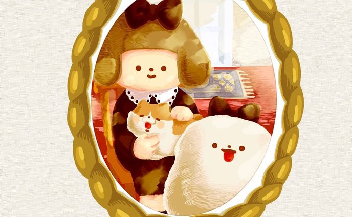 illustration、肖像画　超精密描写