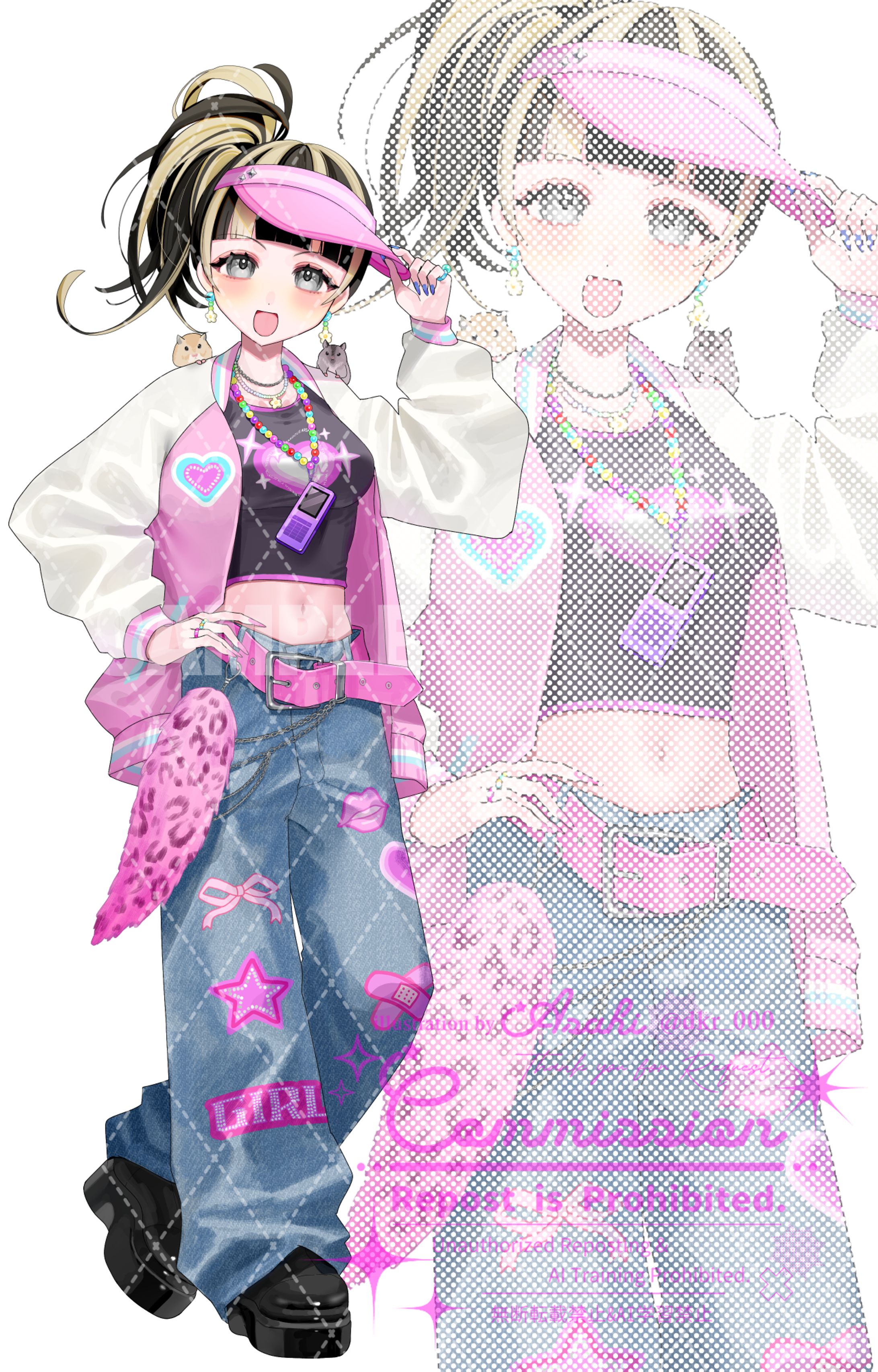 BUBBLE所属 三橋みり様 立ち絵-1