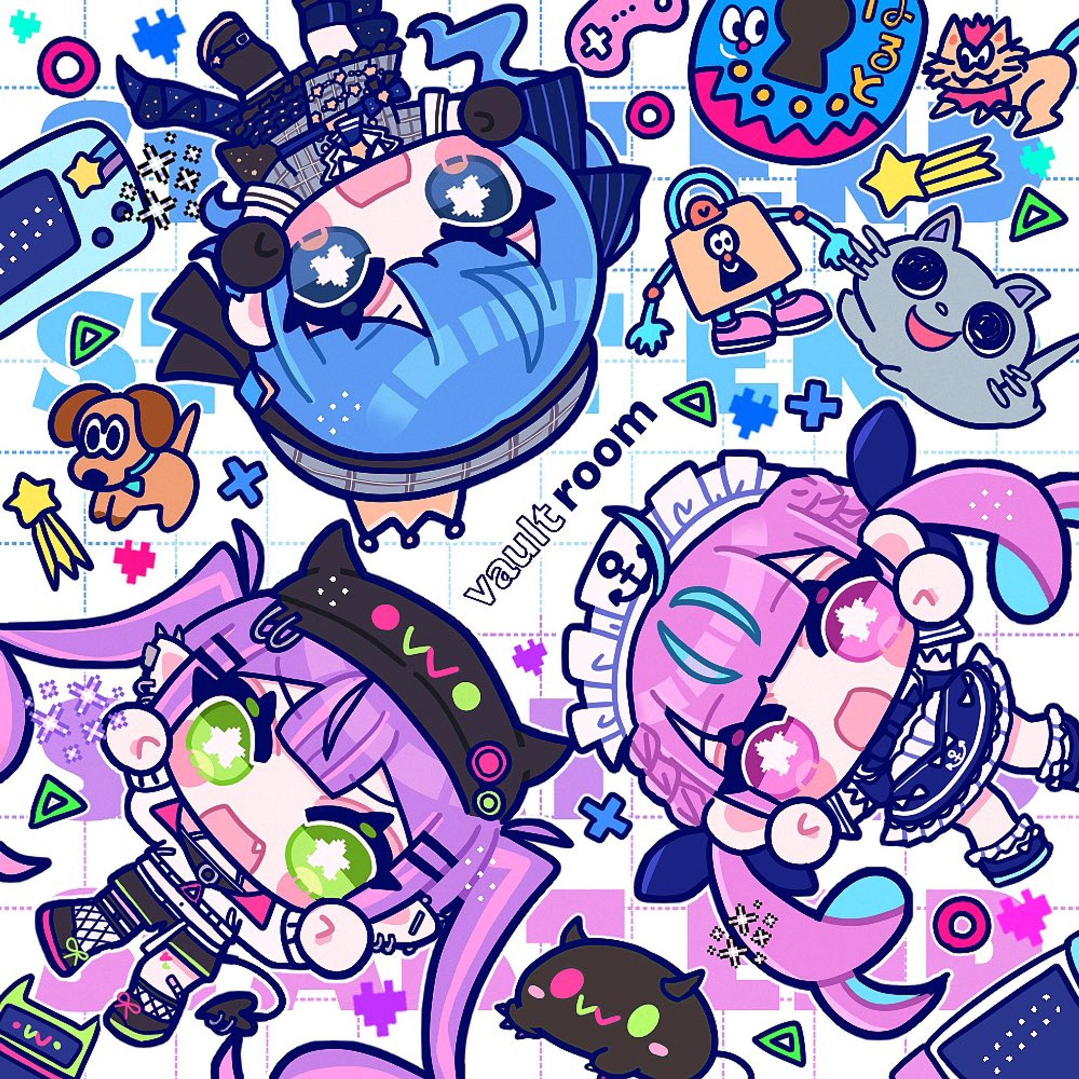 【FA】VAULT ROOM /STARTEND コラボイラスト-1