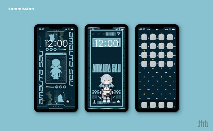 【skeb】ƒosfor様 スマホ壁紙