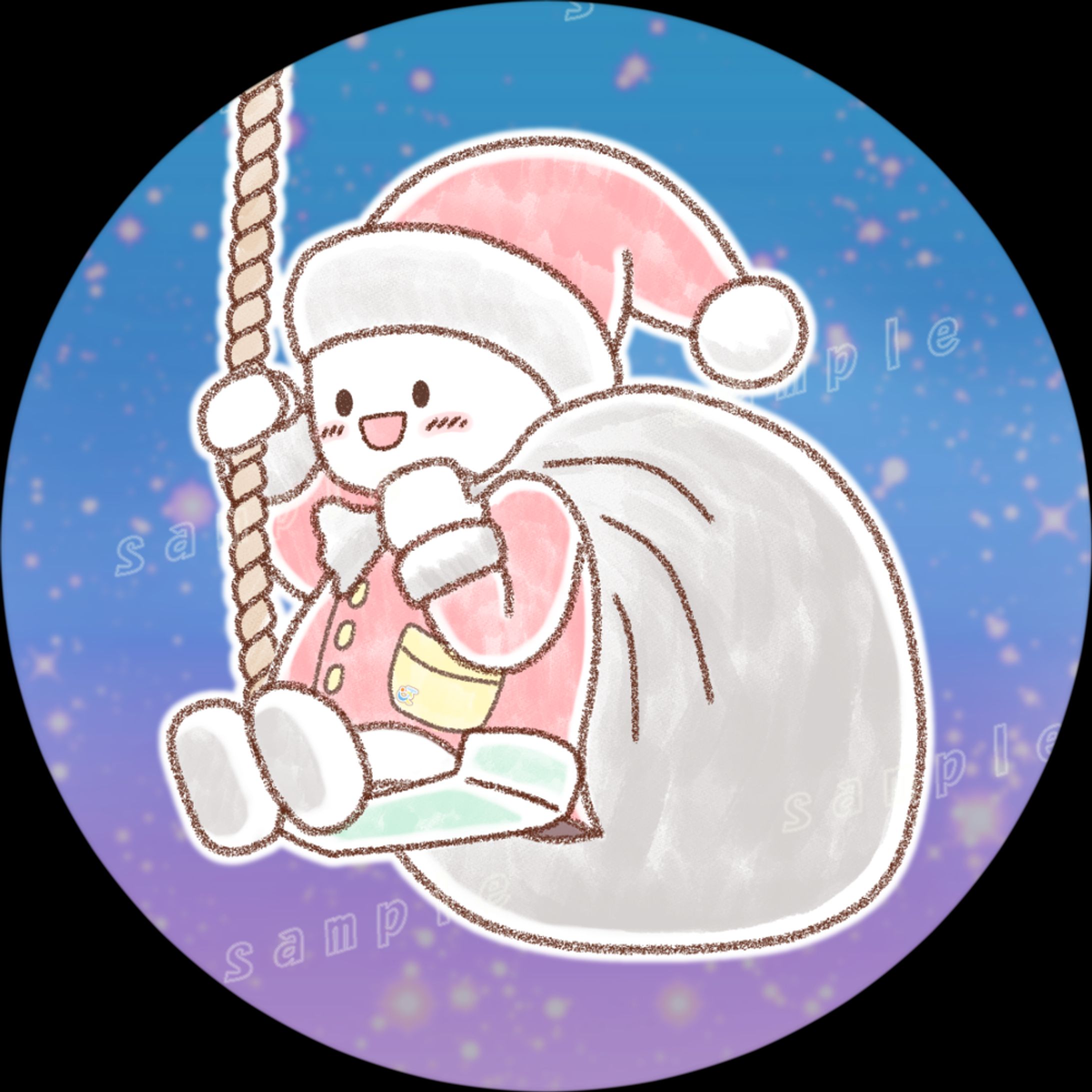 キャラ04（かわいいサンタ）-1