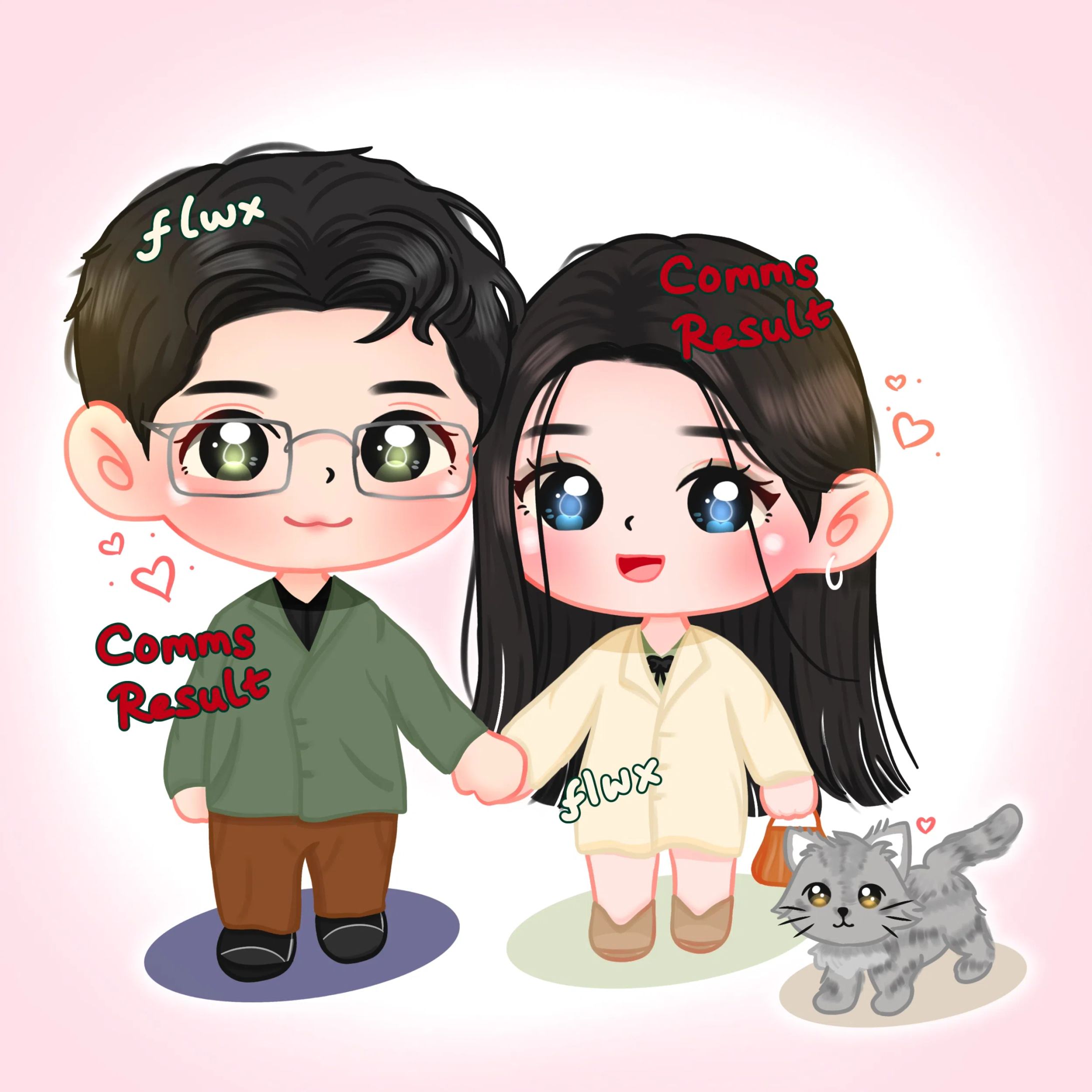 Chibi Couple Commission-1