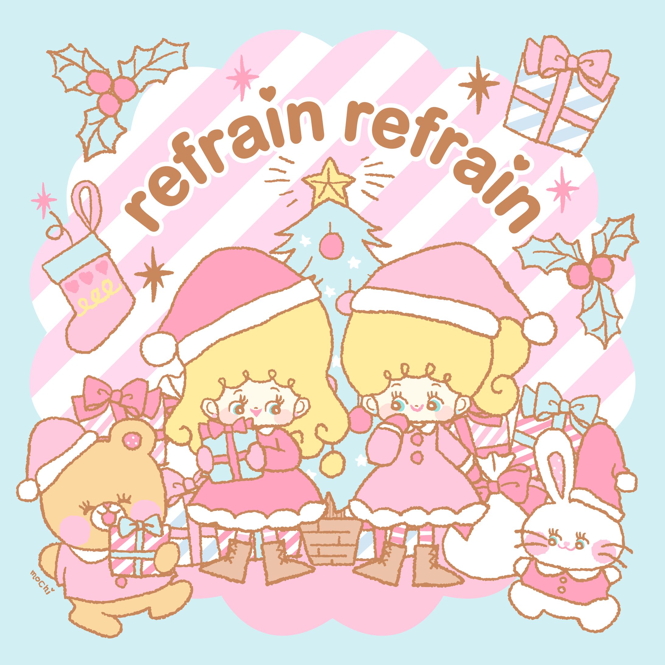 クッキー専門店 refrain refrain 様／イラスト制作（2019）-1