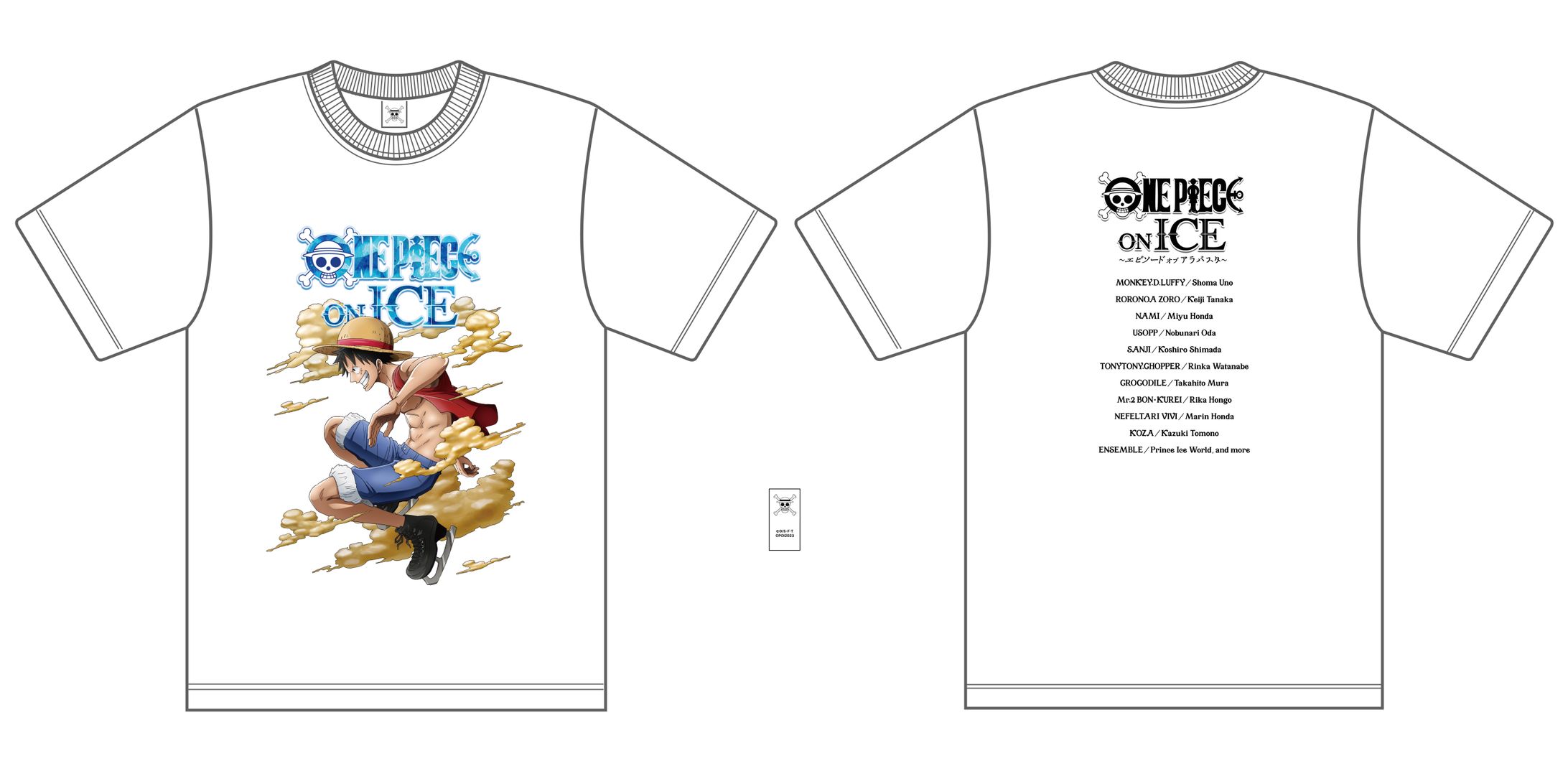 ワンピースオンアイス_グッズ【Tシャツ】-1