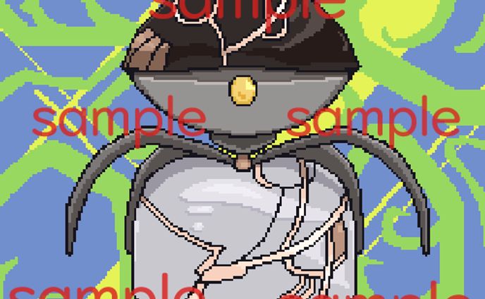 壁紙、ドット絵アニメ