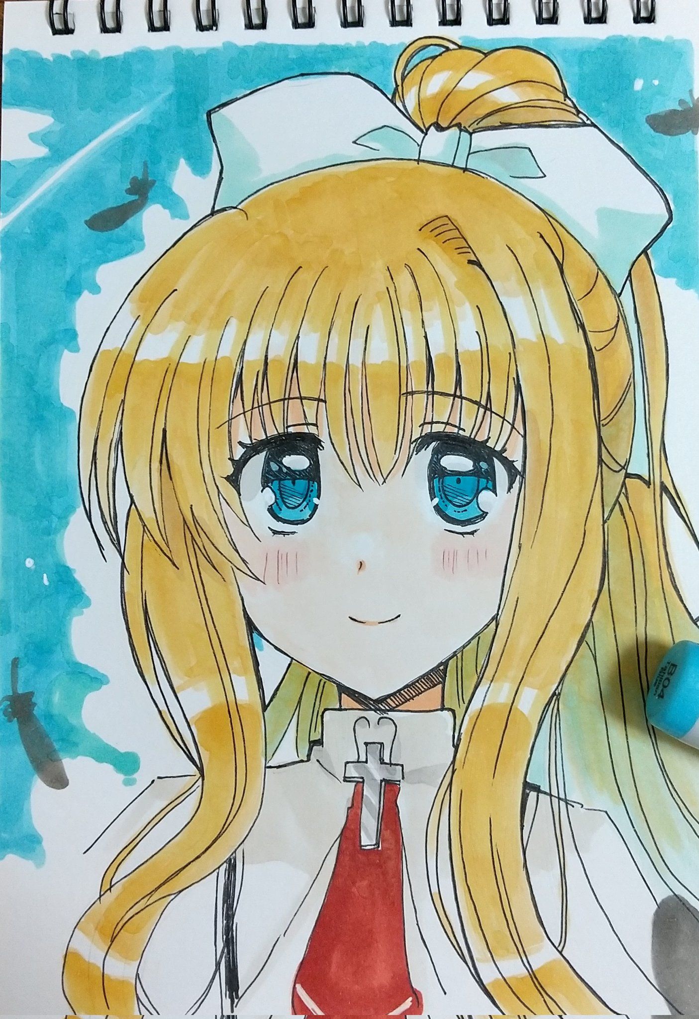 アナログイラスト(二次創作)