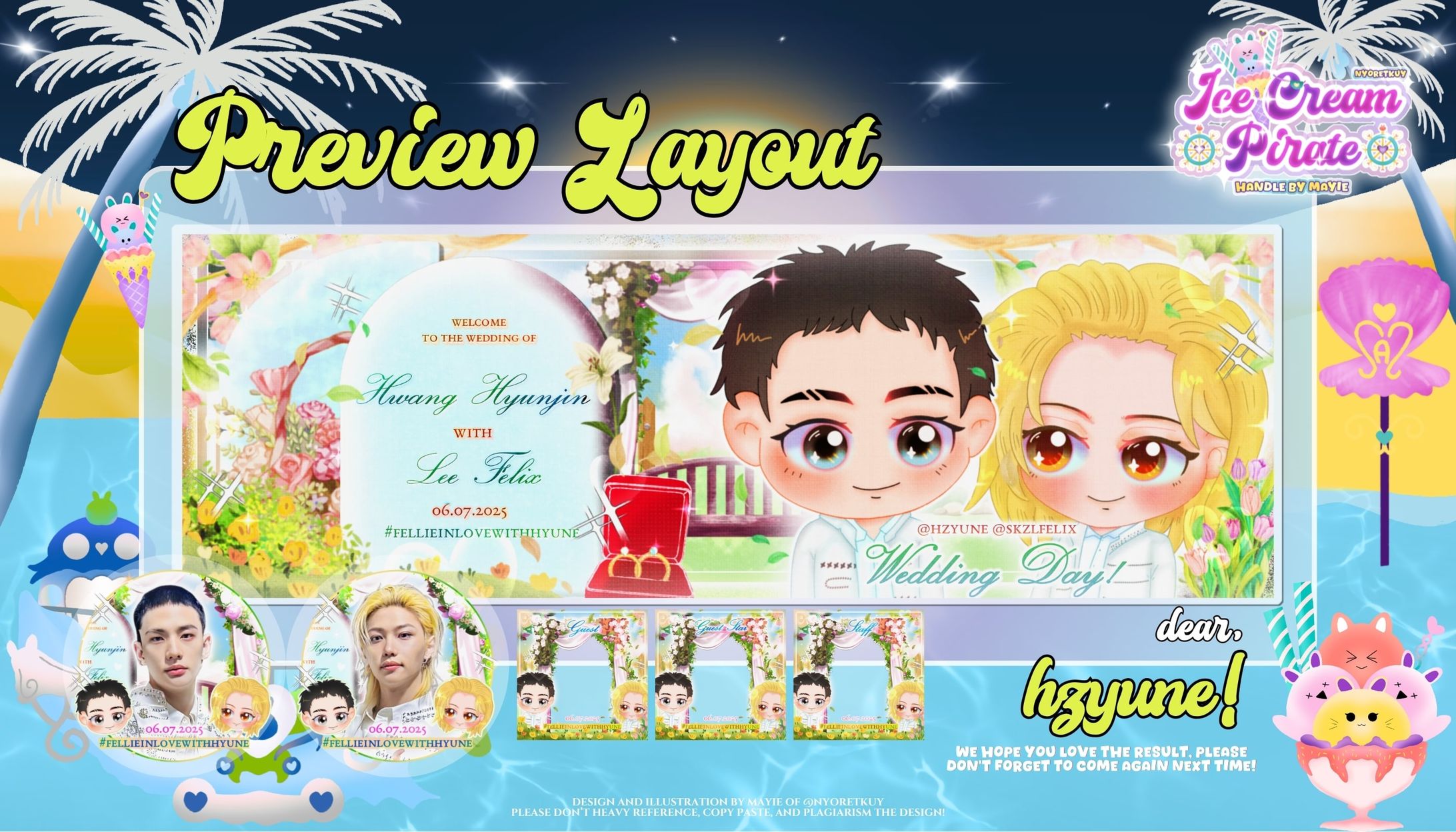 Custom Twibbon Handdrawn Layout-1