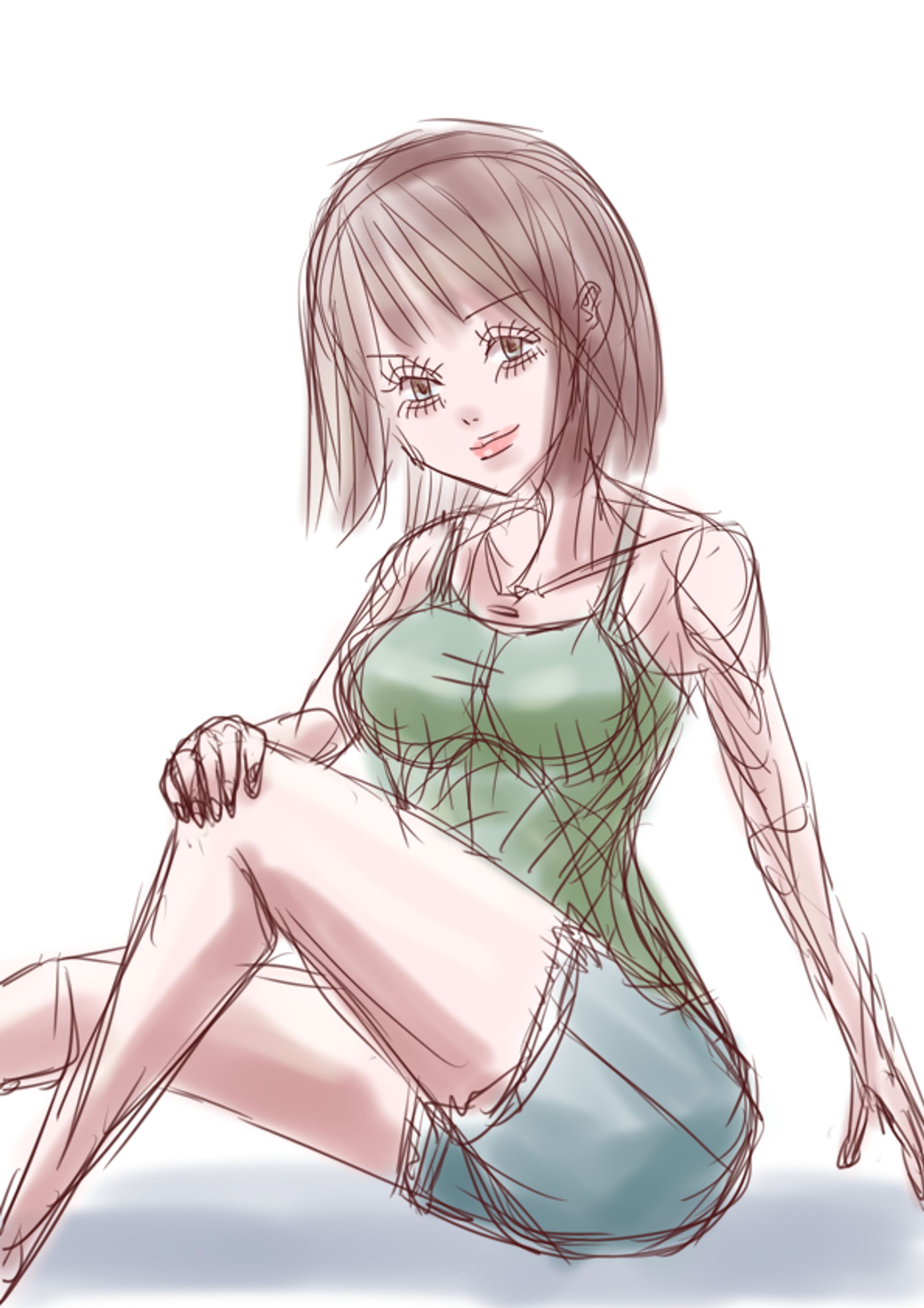 キャミソールガール-1