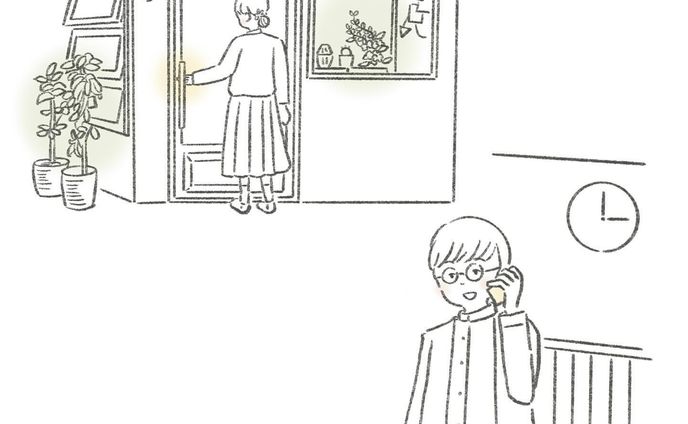 お花屋さんのHPイラスト
