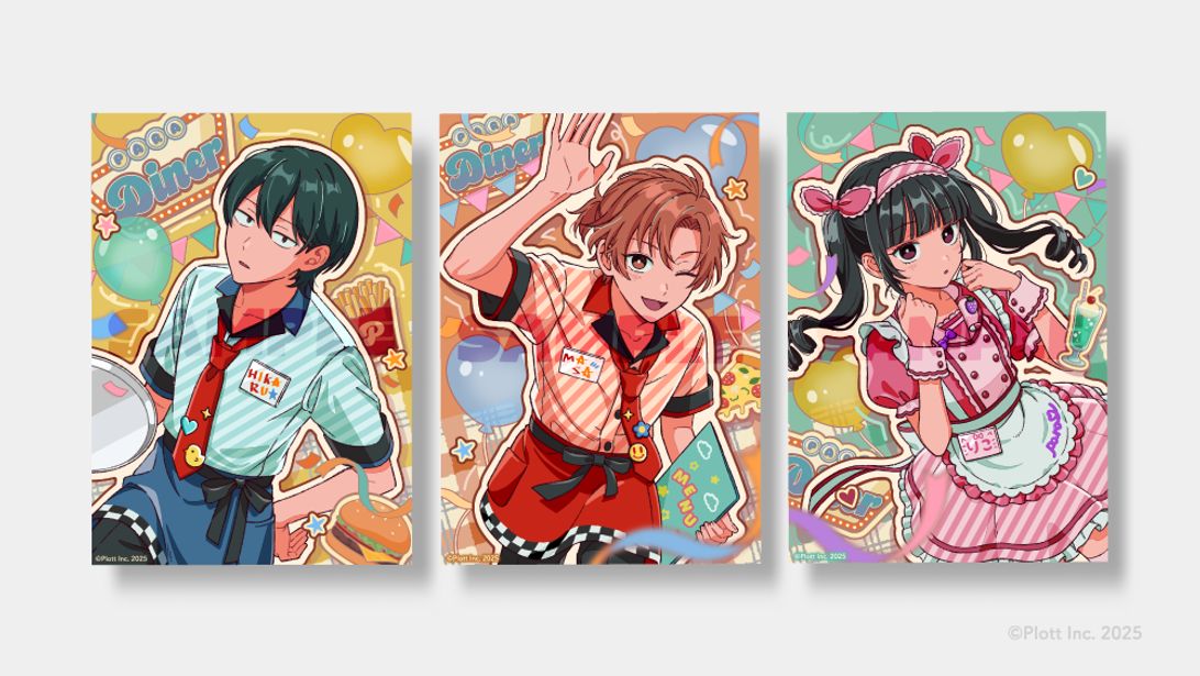 私立パラの丸高校」文化祭ランダムブロマイド(©Plott Inc. 2025)